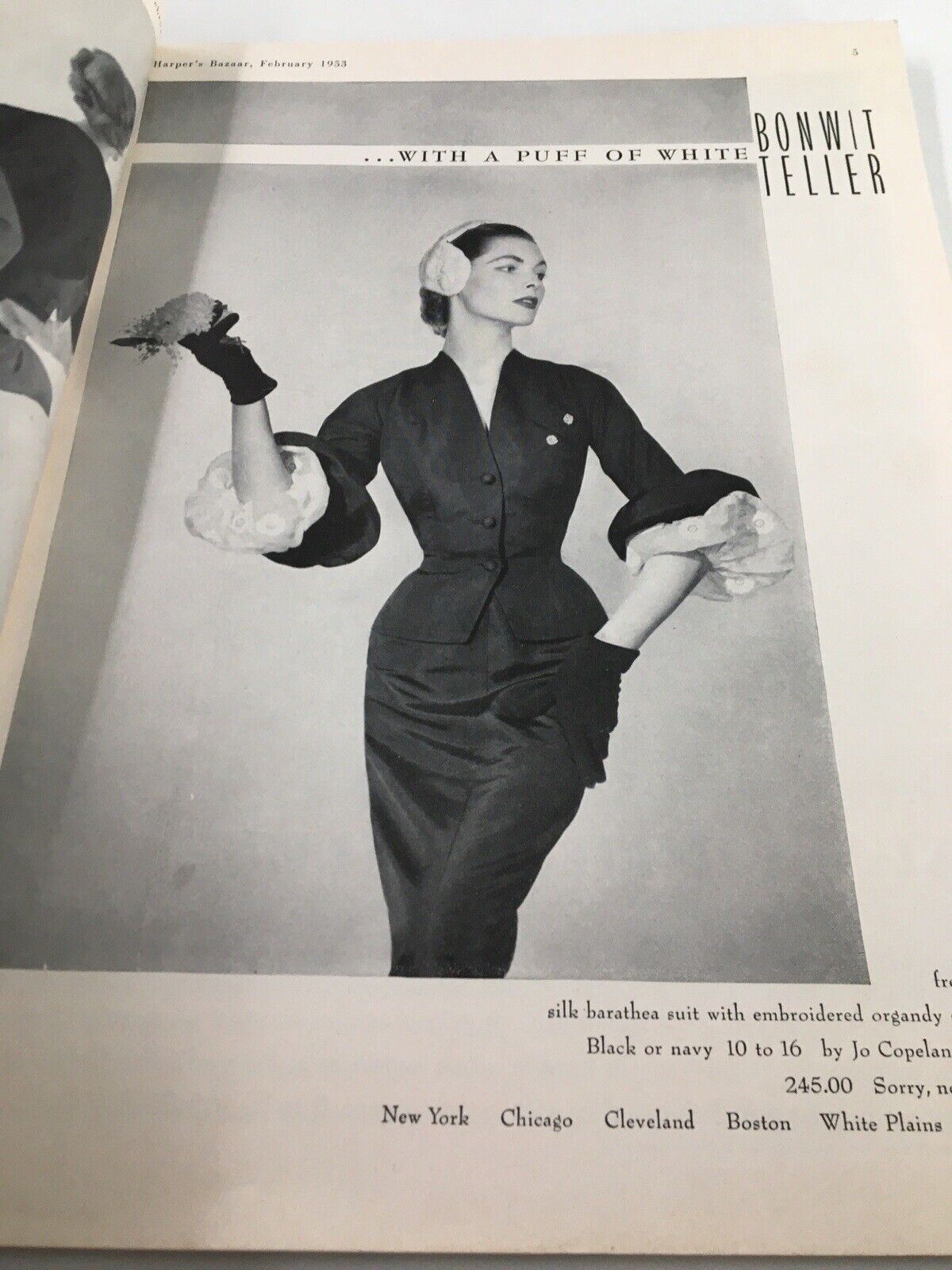 Harper's Bazaar Magazine February 1953 Sunny Hartnett Avedon Jean Patchett