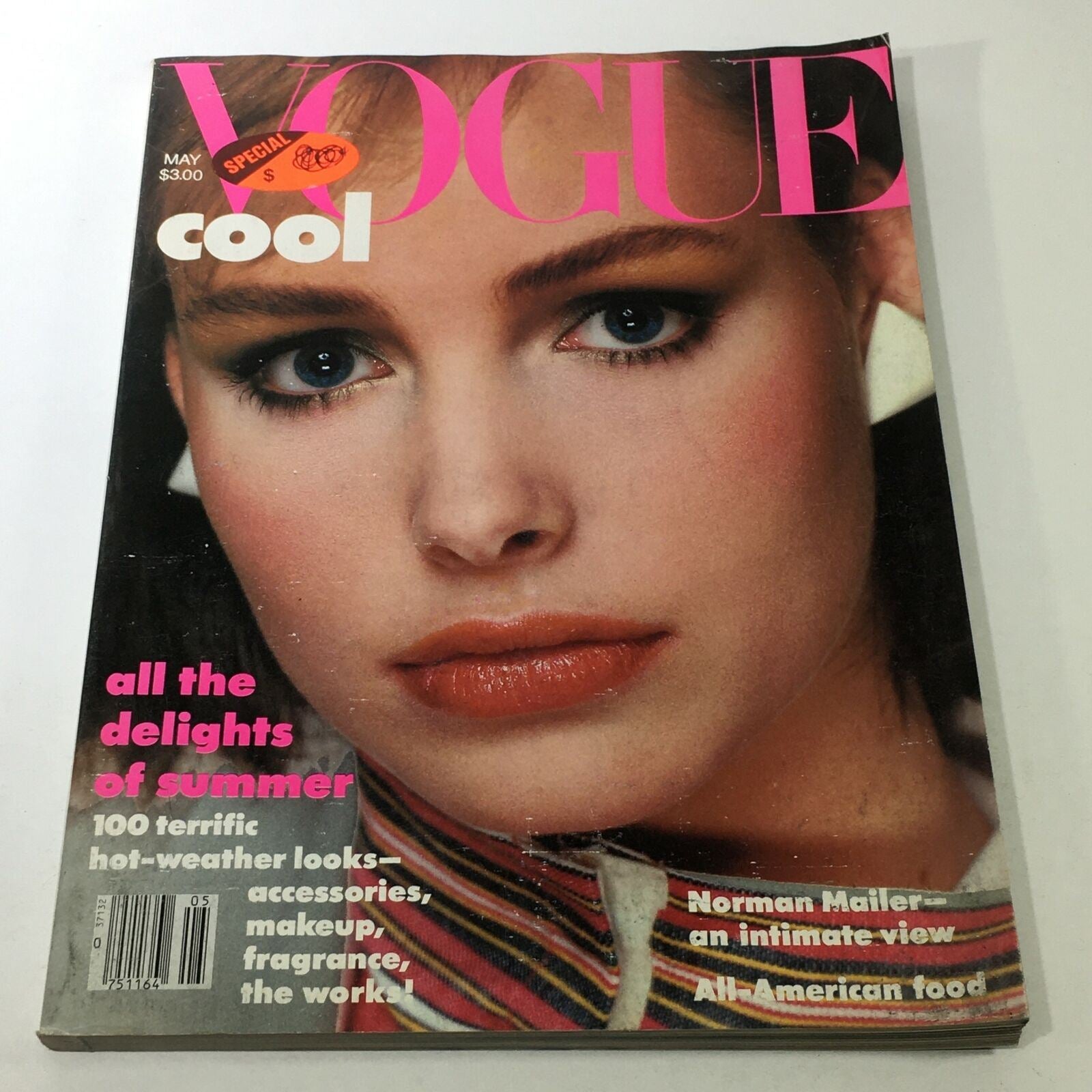 VTG Vogue Magazine: May 1983 - Norman Mailer Cover / No Label / Newsstand