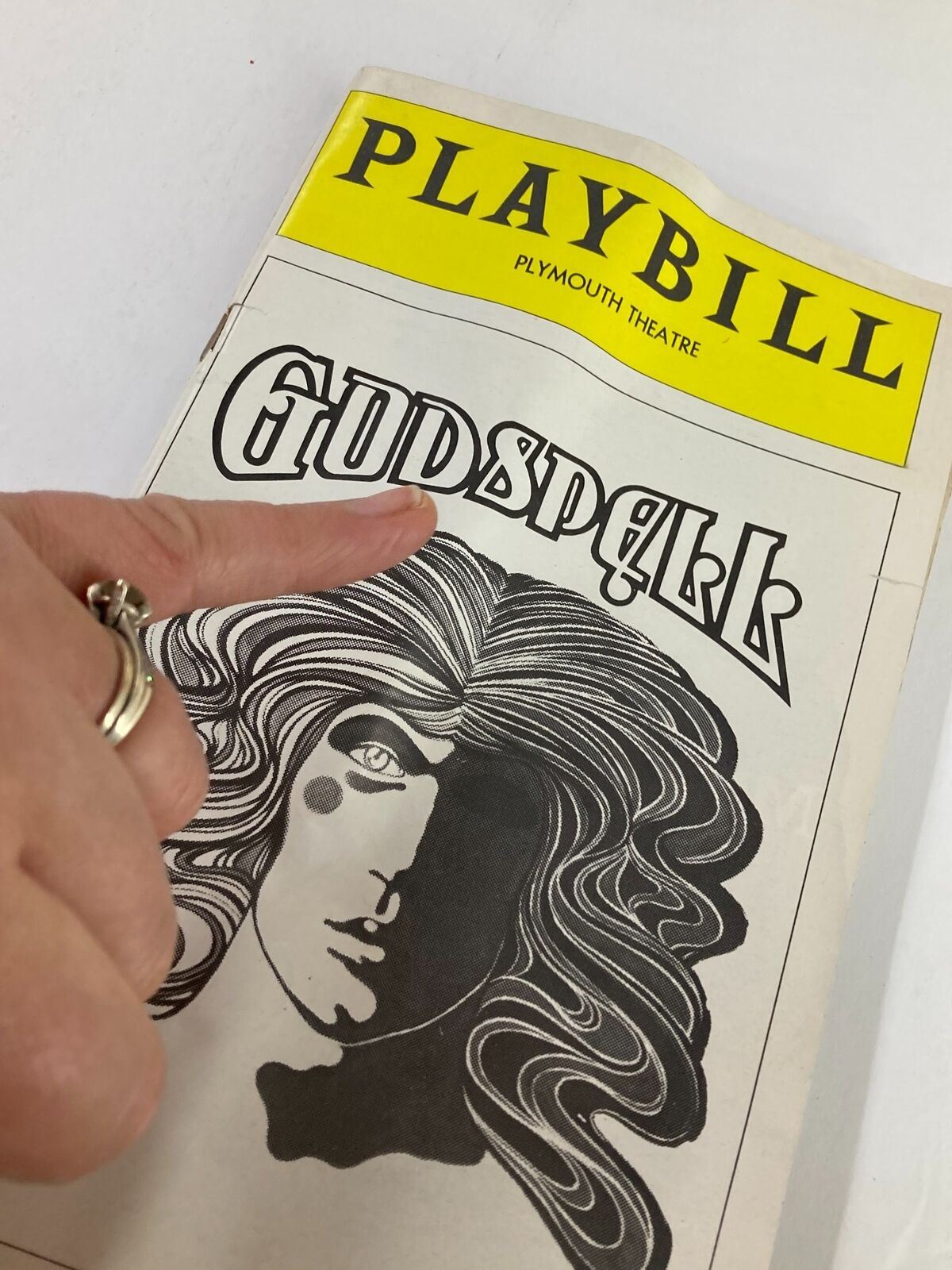 1976 Playbill Plymouth Theatre Lamar Alford, Bobby Lee in Godspell