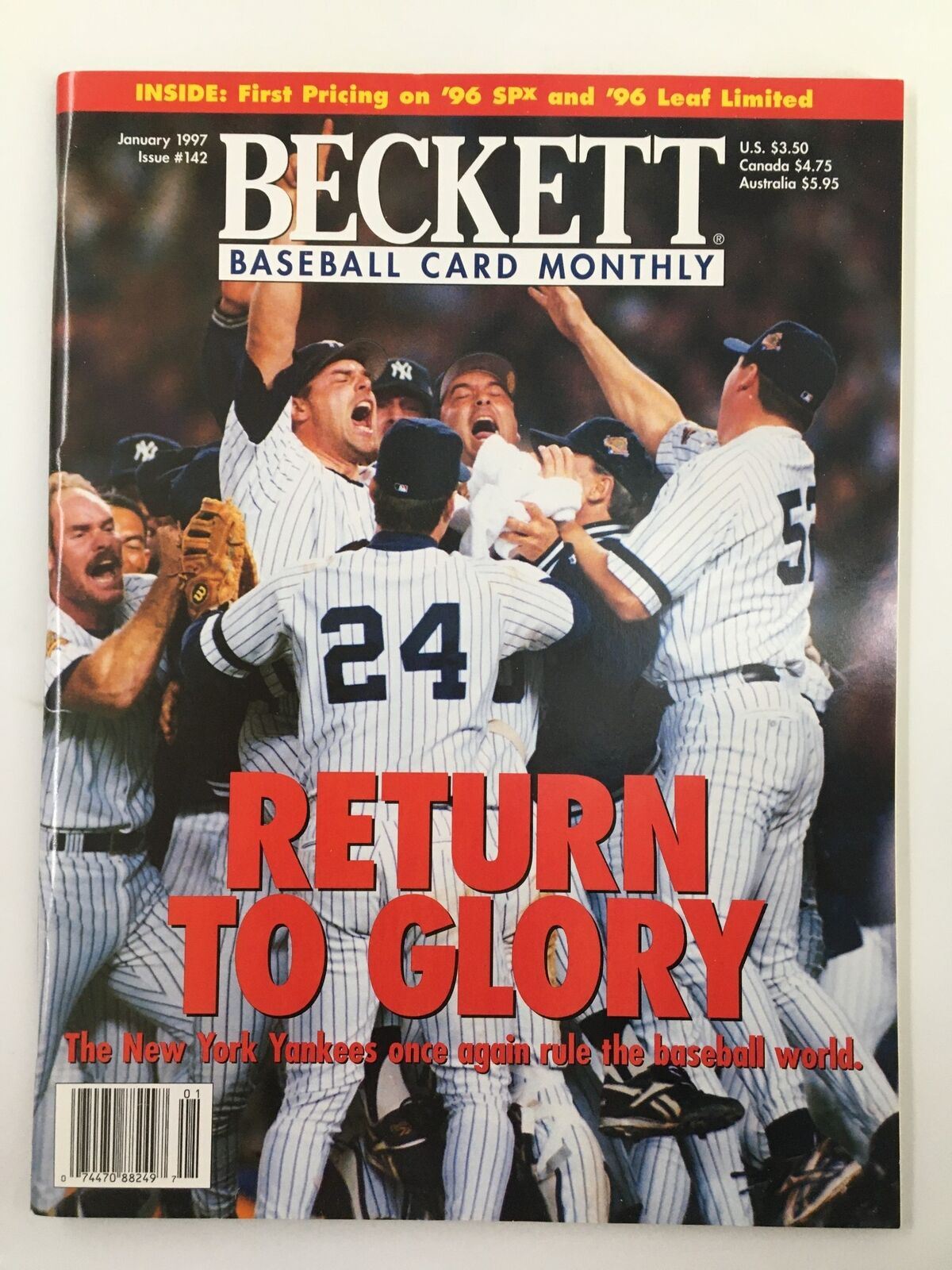 Beckett Baseball Card Monthly January 1997 #142 Return to Glory No Label VG