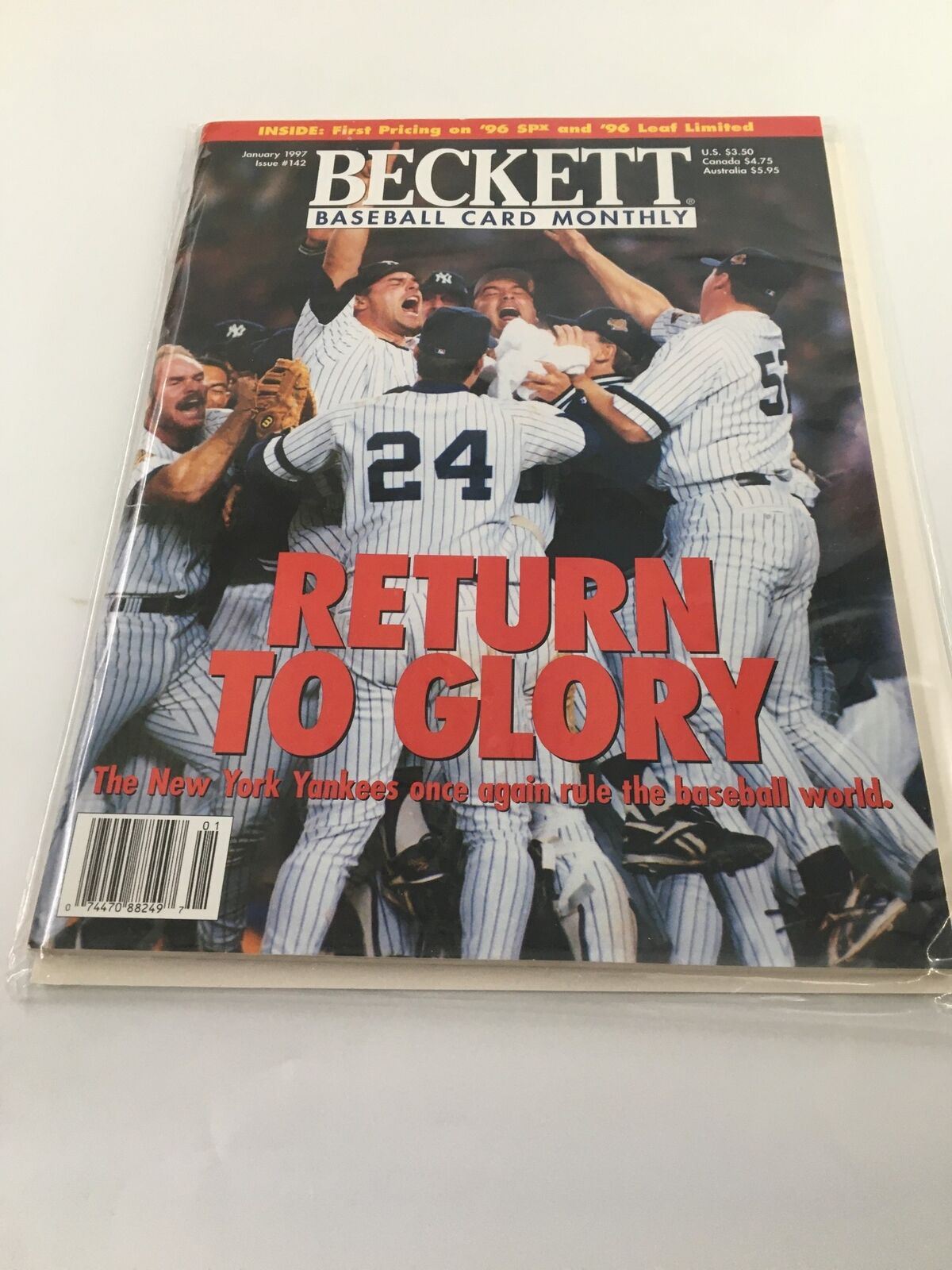 Beckett Baseball Card Monthly January 1997 #142 Return to Glory No Label VG