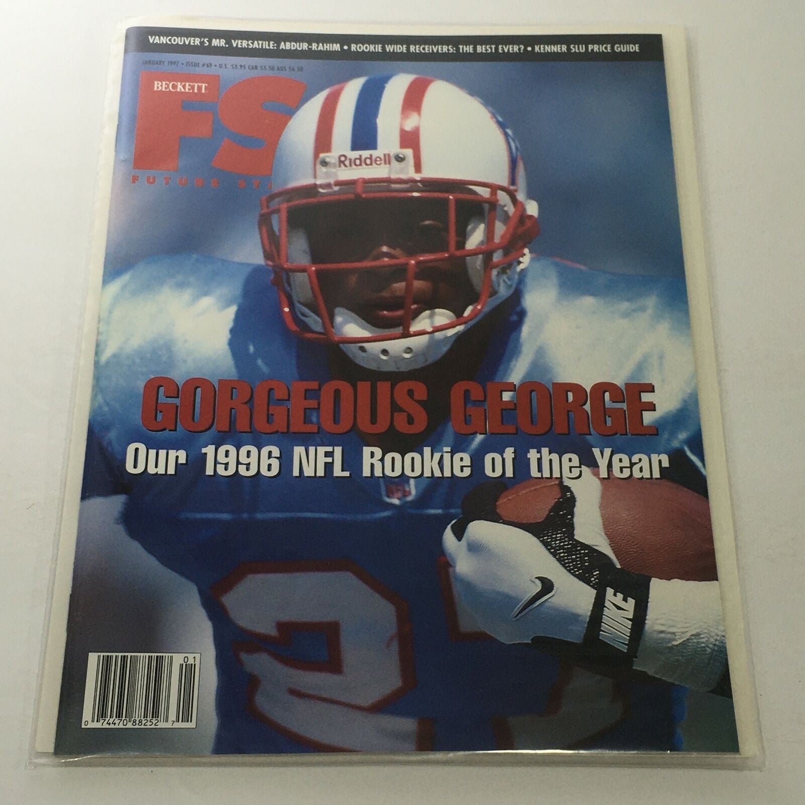 Beckett Future Stars: January 1997 Issue #69 - 1996 NFL Rookie Gorgeous George