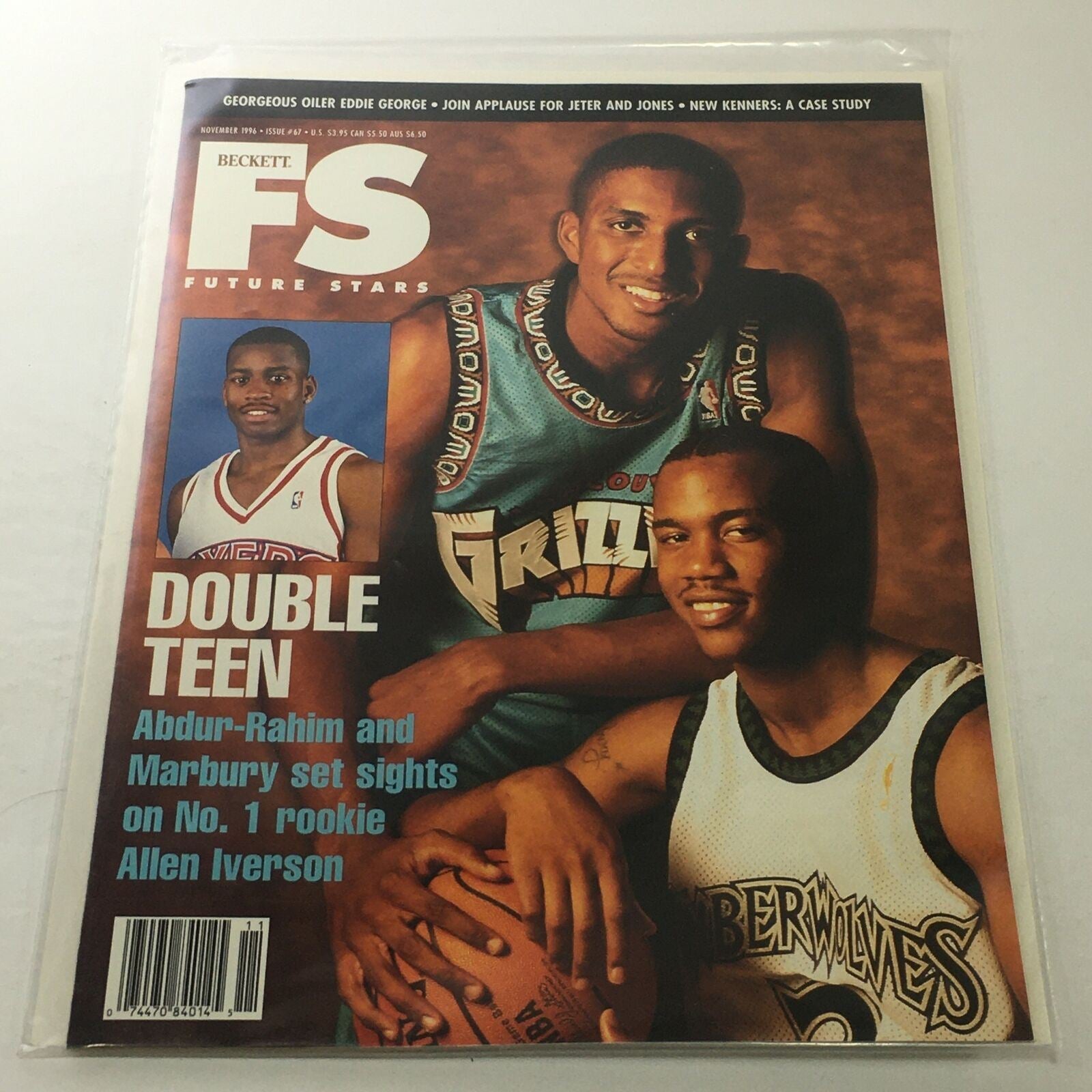 Beckett Future Stars: November 1996 Issue #67 - Abdur-Rahim and Marbury