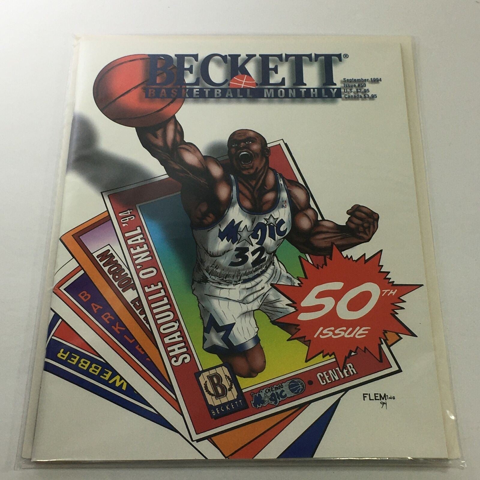 Beckett Basketball Monthly: September 1994 Issue #50 - Shaquille O'Neal