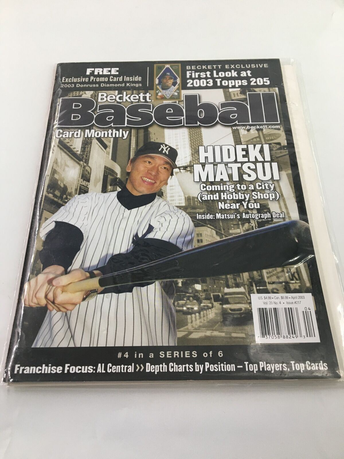 Beckett Baseball Card Monthly April 2003 #217 Hideki Matsui No Label VG