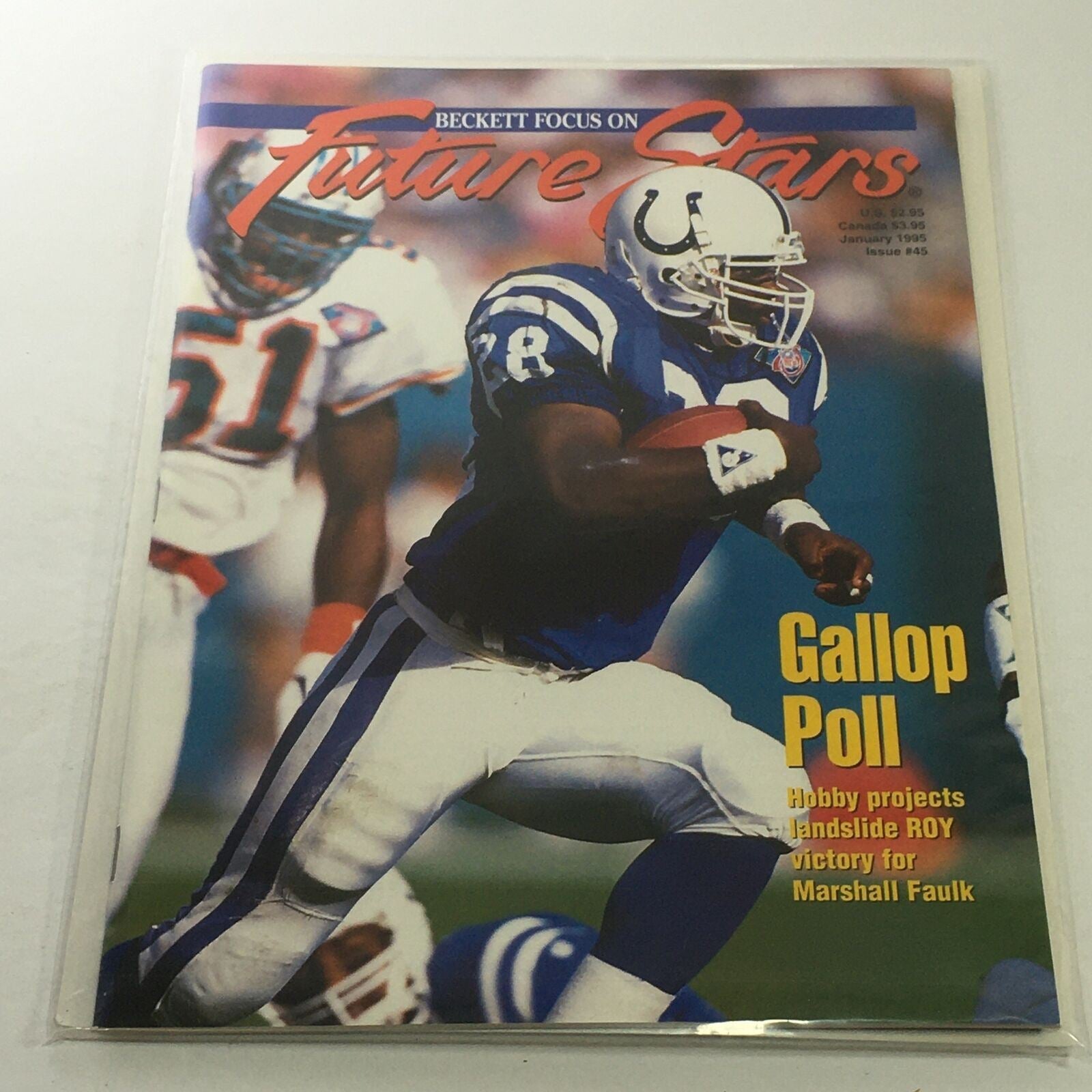 Beckett Future Stars: January 1995 Issue #45 - Victory For Marshall Faulk