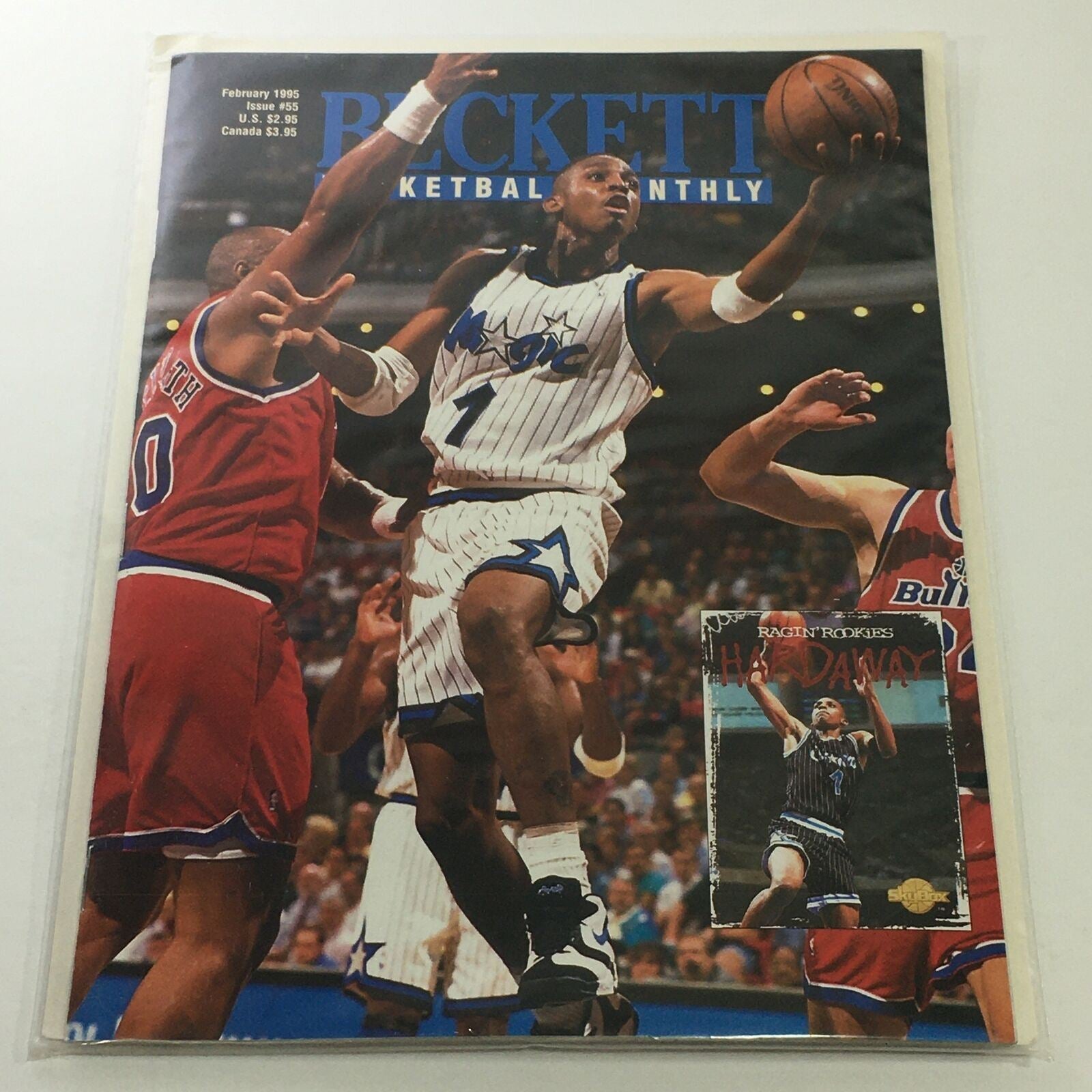 Beckett Basketball Monthly: February 1995 Issue #55 - Ragin' Rookies