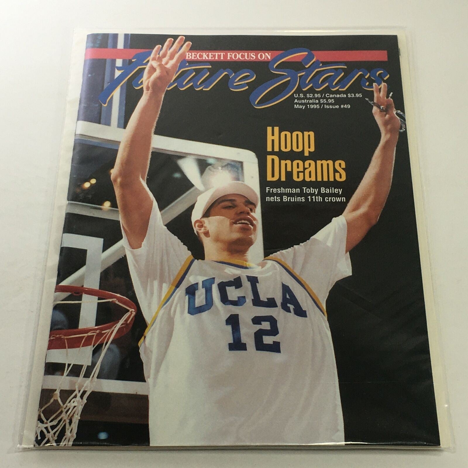 Beckett Future Stars: May 1995 Issue #49 - Hoop Dreams Toby Bailey