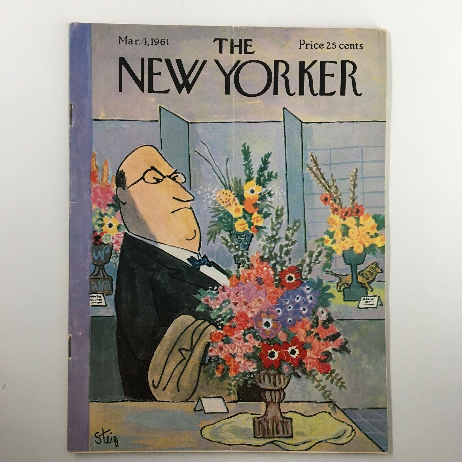 The New Yorker Full Magazine March 4 1961 The Florist Cover by William Steig