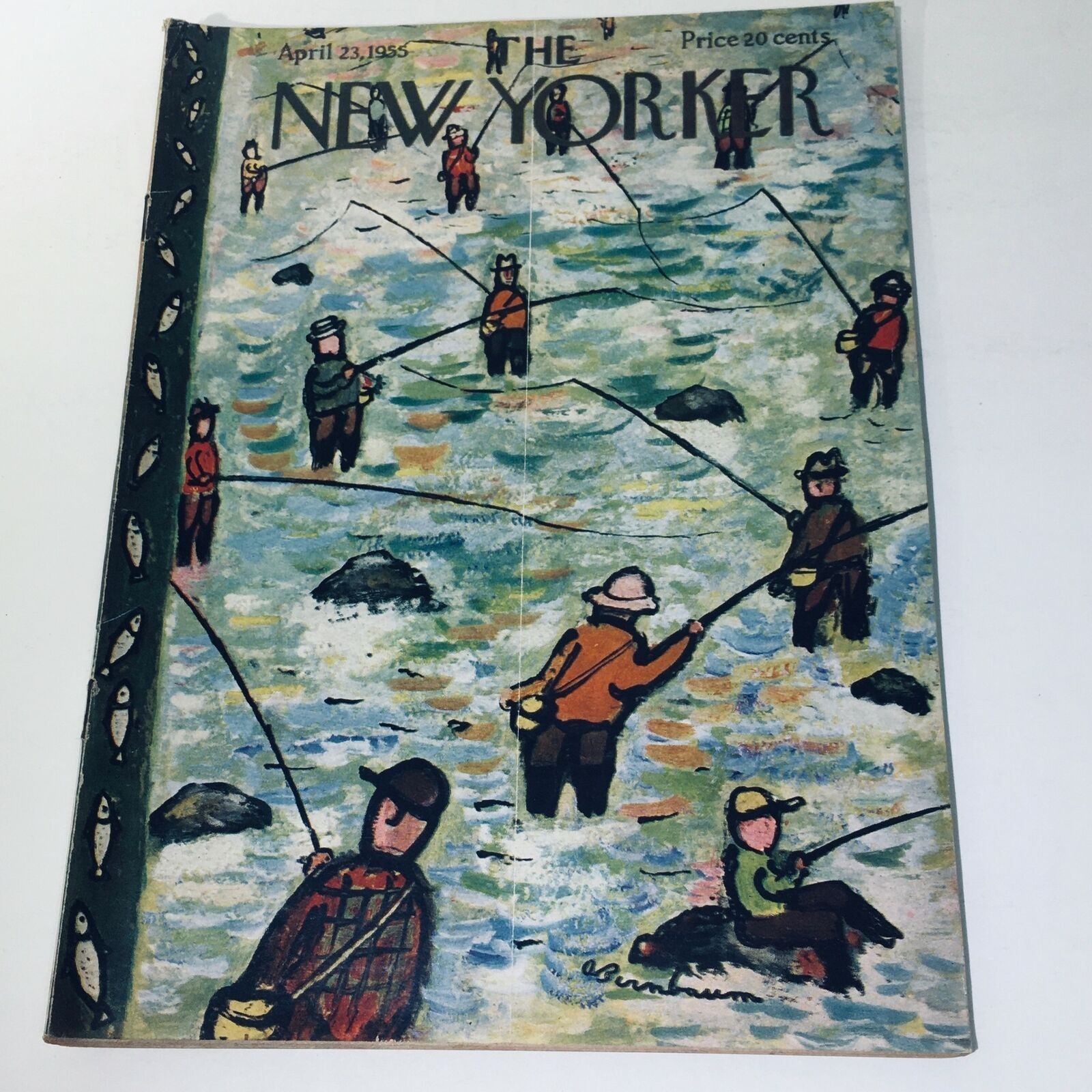 The New Yorker: April 23 1955 - Full Magazine/Theme Cover Abe Birnbaum