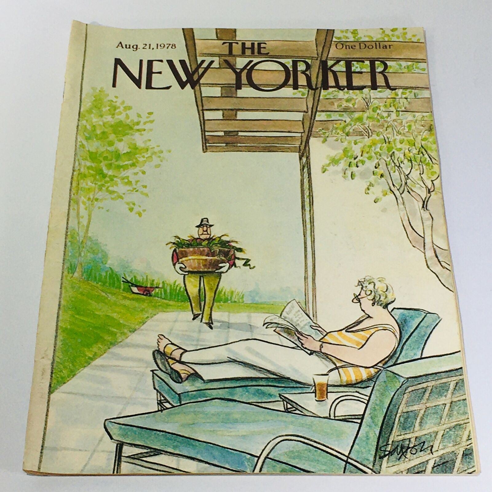 The New Yorker: August 21 1978 Full Magazine/Theme Cover Charles Saxon