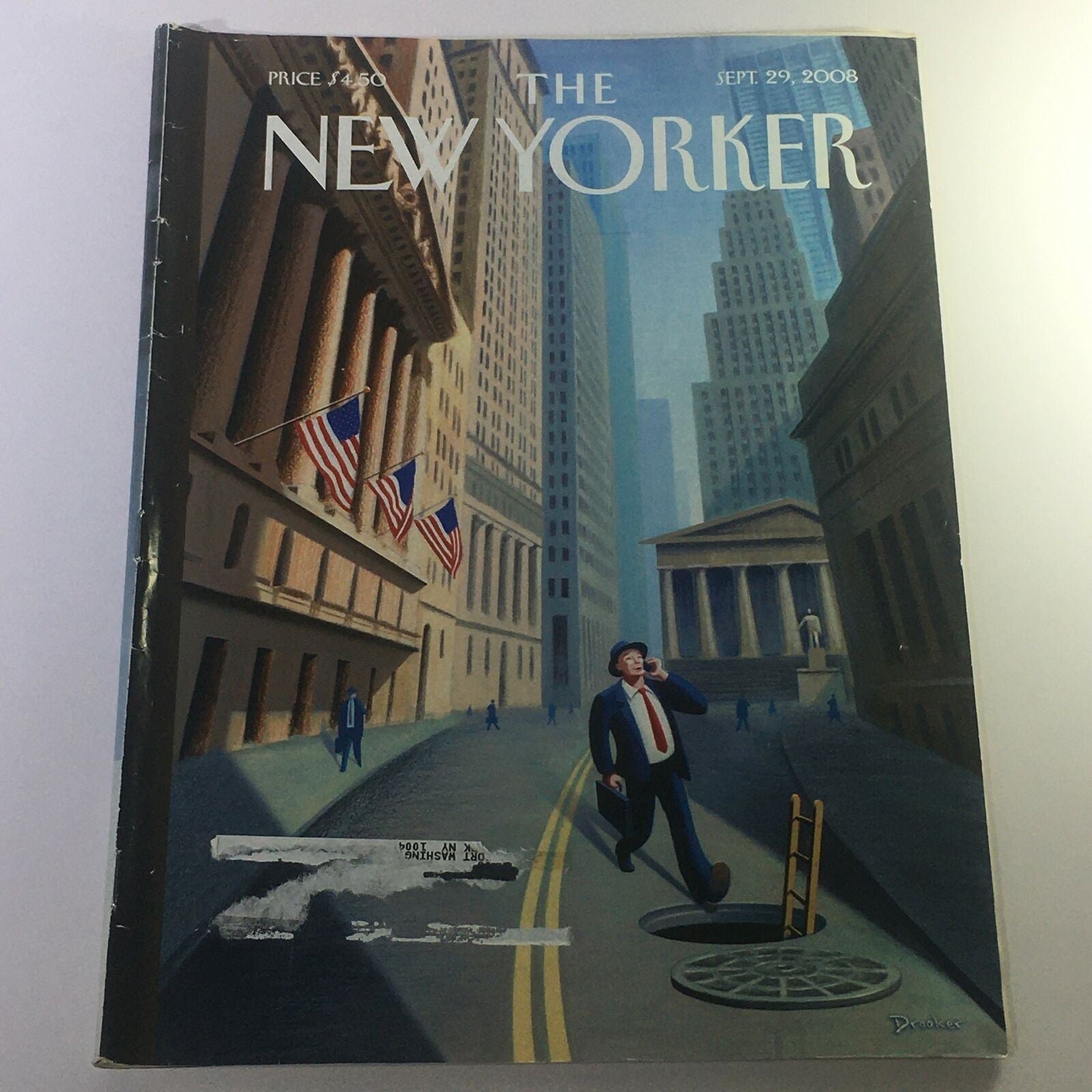 The New Yorker September 29 2008 - Full Magazine Theme Cover Eric Drooker