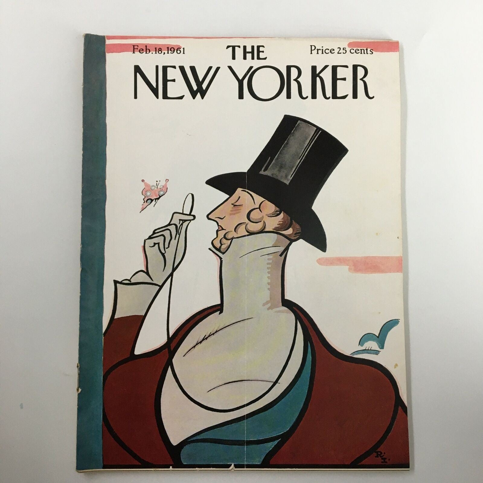 The New Yorker Full Magazine February 18 1961 Eustace Tilley by Rea Irvin