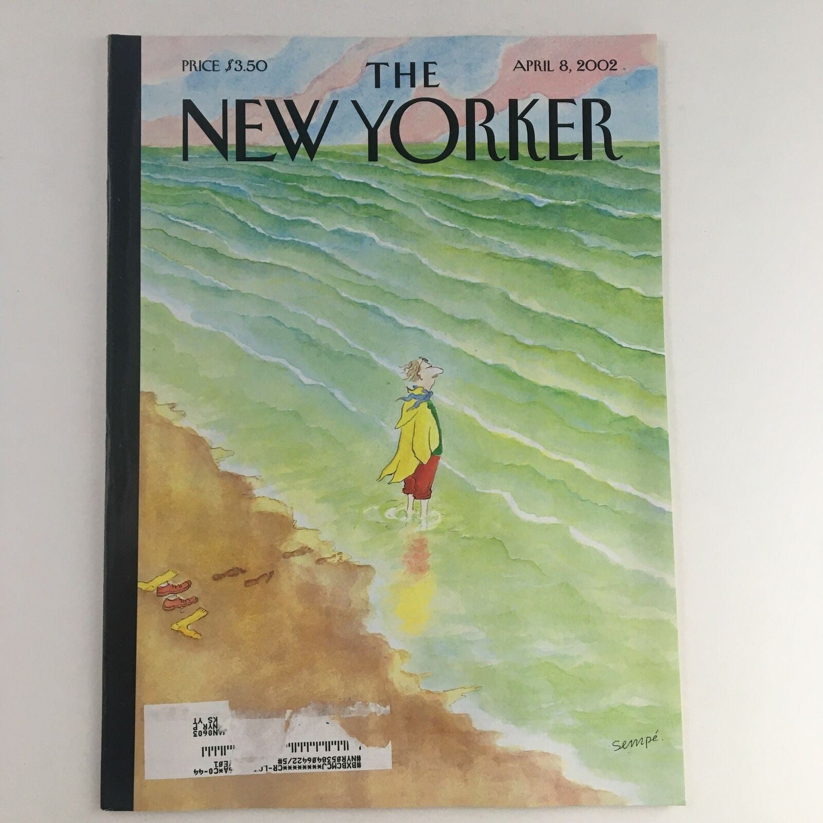 The New Yorker Full Magazine April 8 2002 Interpid by Jean-Jacques Sempé VG