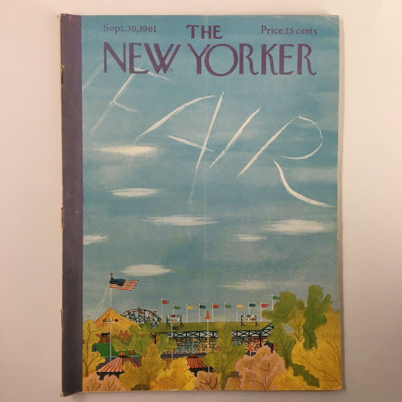 The New Yorker Full Magazine September 30 1961 Fun Day at Fair by Ilonka Karasz