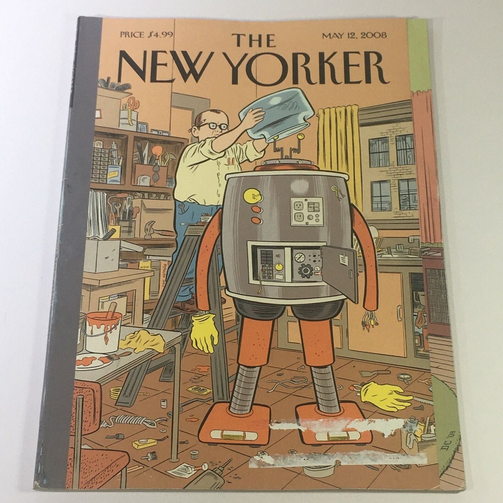 The New Yorker May 12 2008 - Full Magazine Theme Cover Dan Clowes