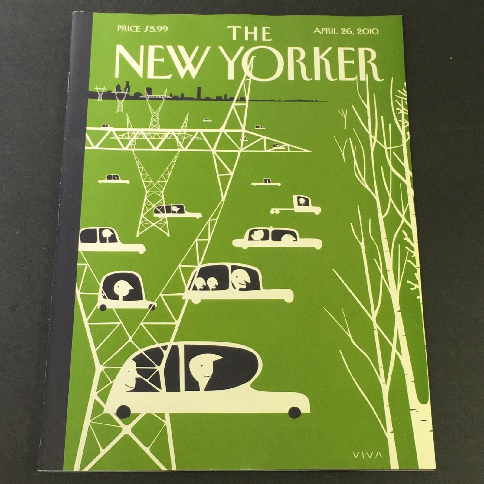 The New Yorker Magazine April 26 2010 Earth Day by Frank Viva No Label VG