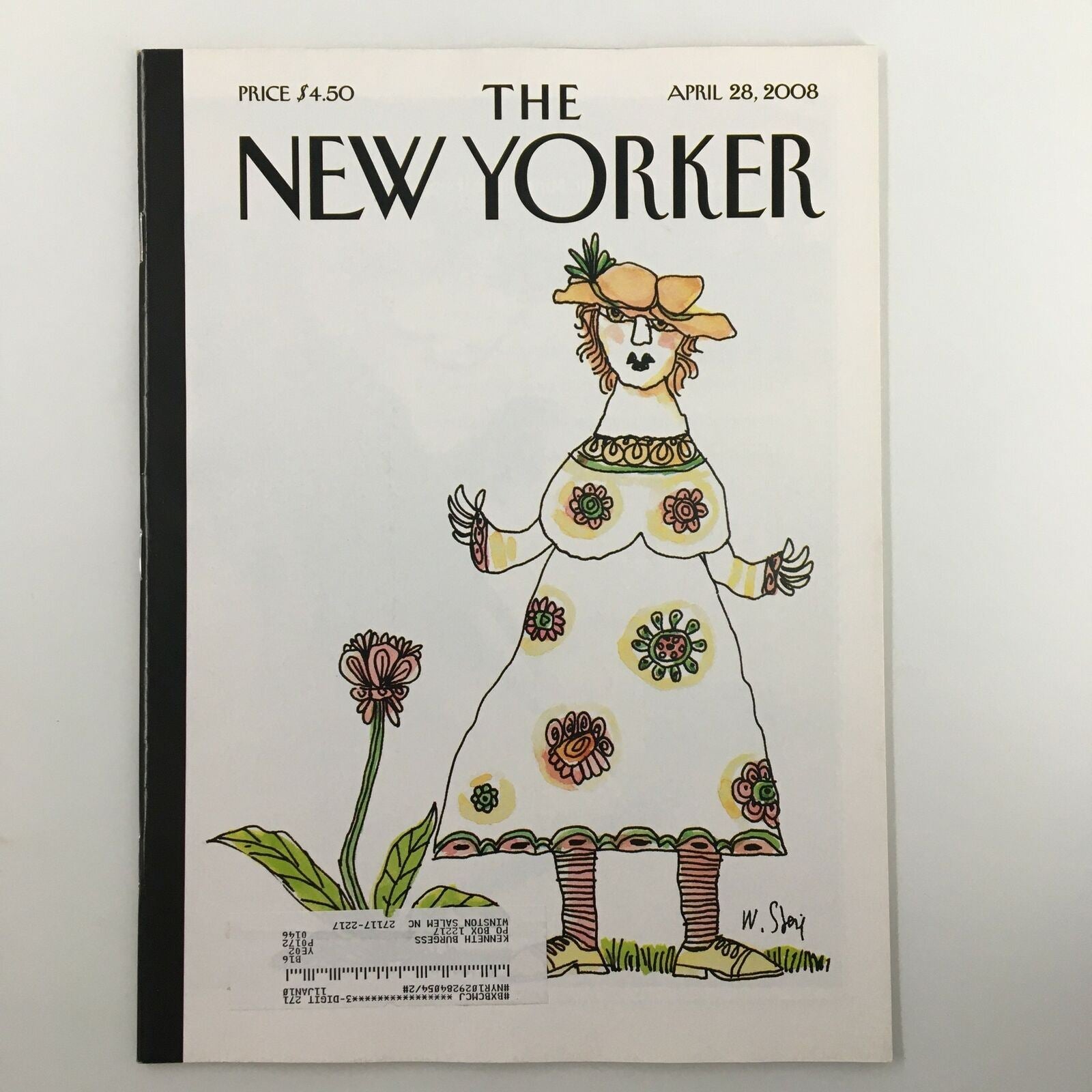 The New Yorker Full Magazine April 28 2008 Vernal Bliss by William Steig VG