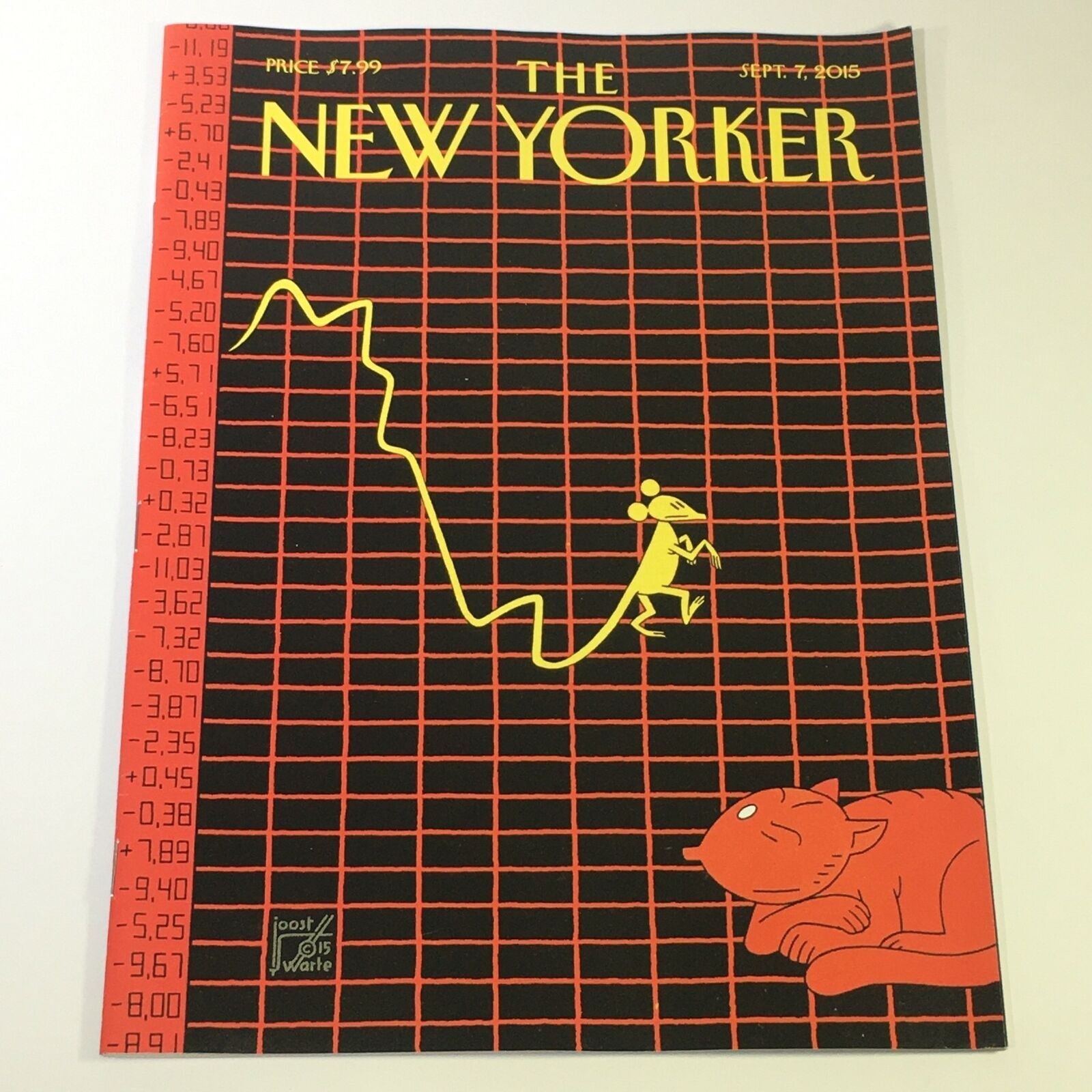 The New Yorker Magazine September 7 2015 The Wall Street by Joost Swarte