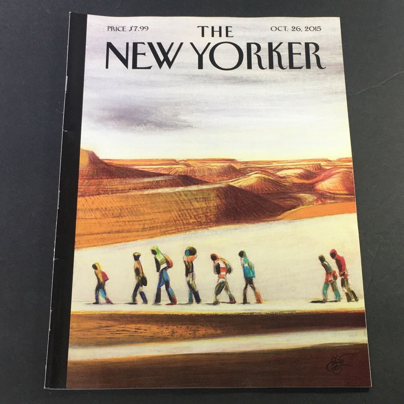 The New Yorker Magazine October 26 2015 On The Way by Lorenzo Mattotti No Label