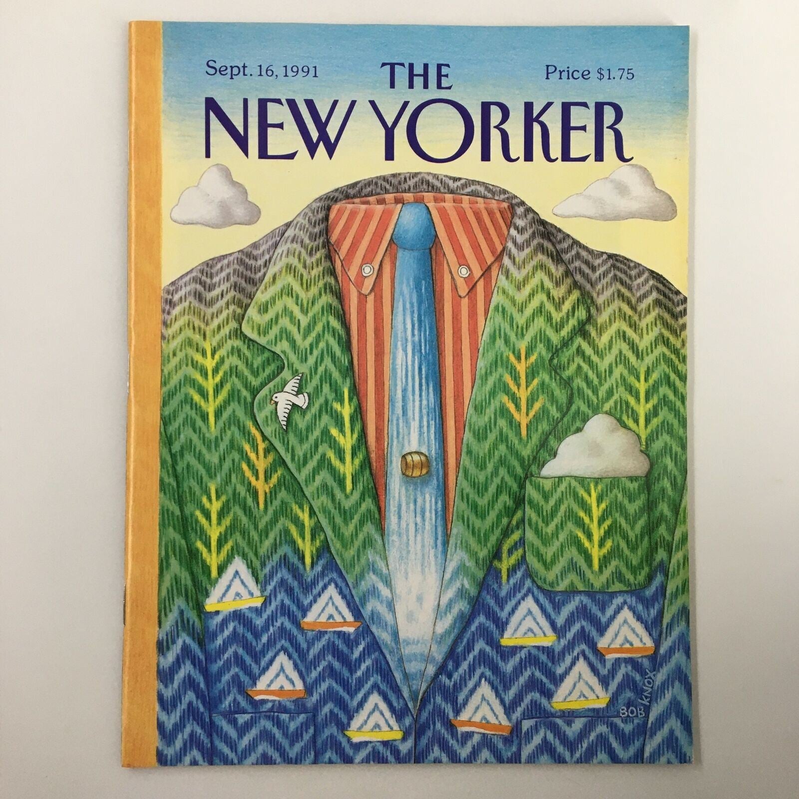 The New Yorker Full Magazine September 16 1991 Suit and Falls by Bob Knox VG