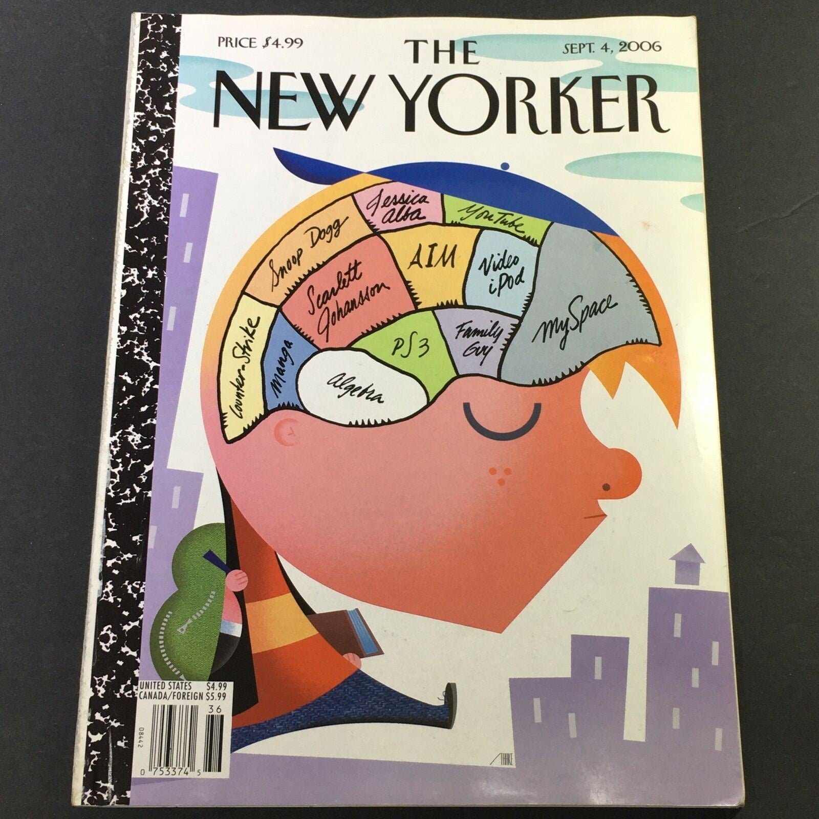 The New Yorker Magazine September 4 2006 Back to Cool by Bob Staake No Label