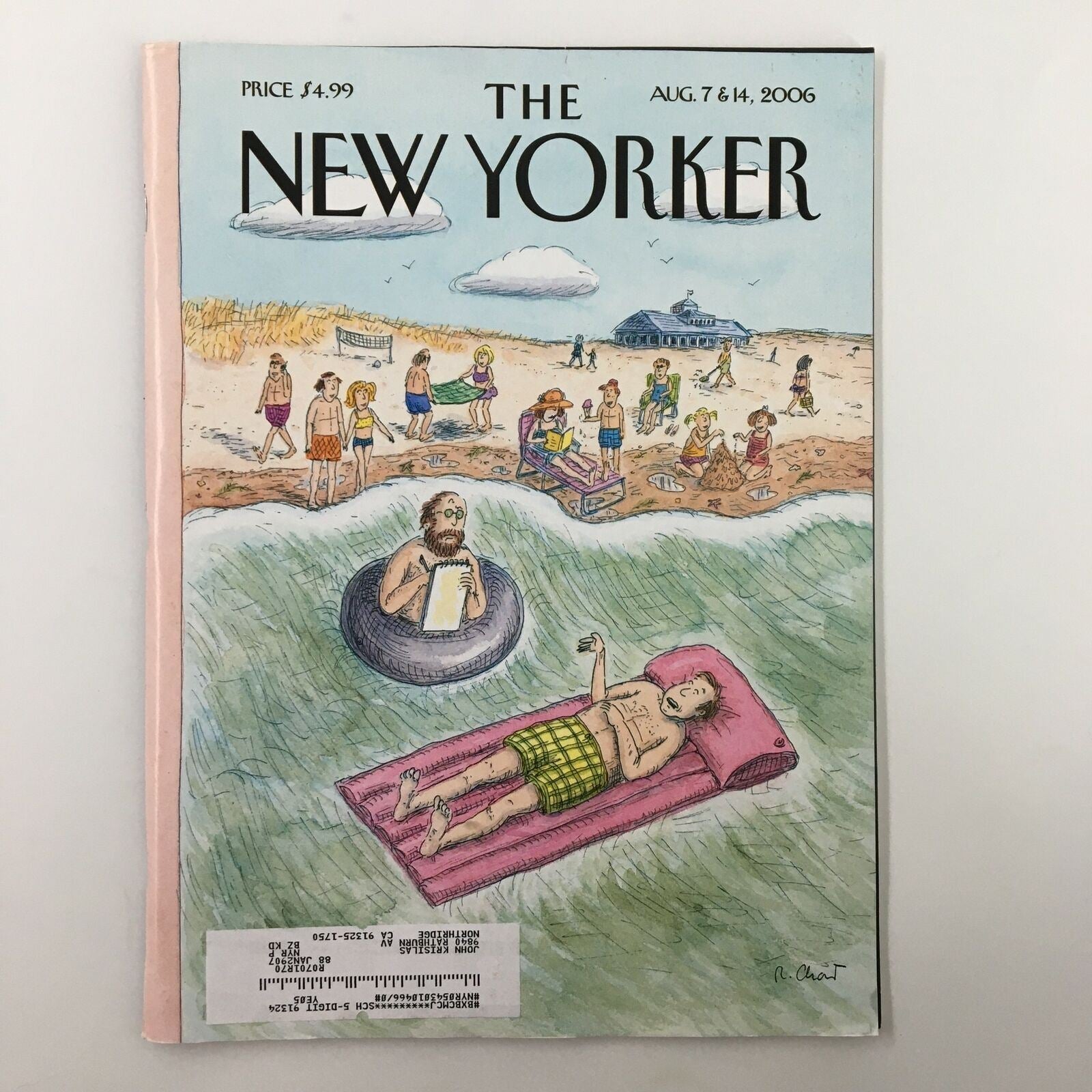 The New Yorker Full Magazine August 7 & 14 2006 Emergency Session by Roz Chast