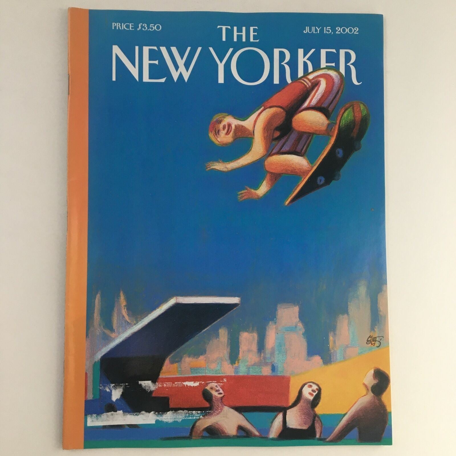 The New Yorker Full Magazine July 15 2002 Summer Highs by Lorenzo Mattotti VG