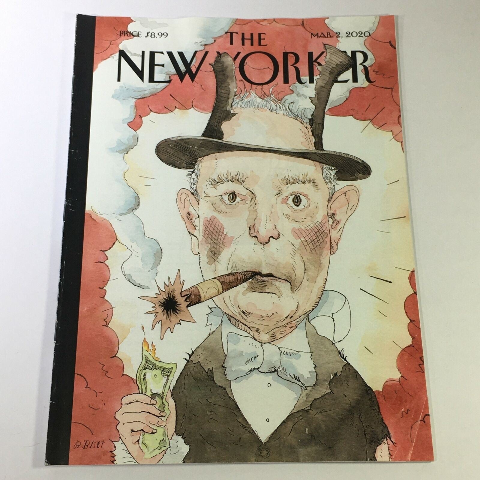 The New Yorker Magazine March 2 2020  All The Money Can Buy by Barry Blitt