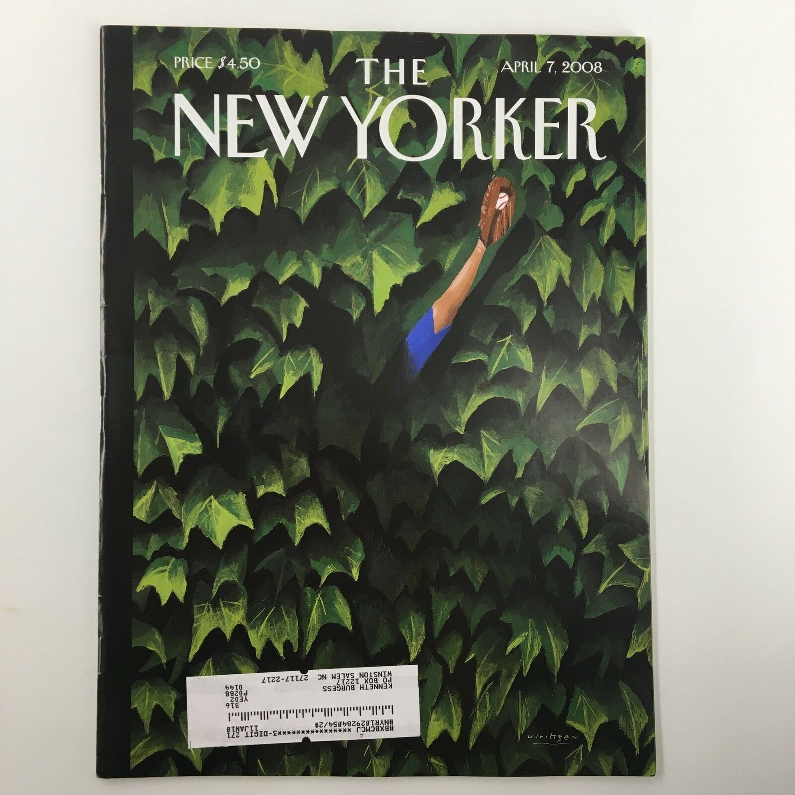 The New Yorker Full Magazine April 7 2008 Lost and Found by Mark Ulriksen