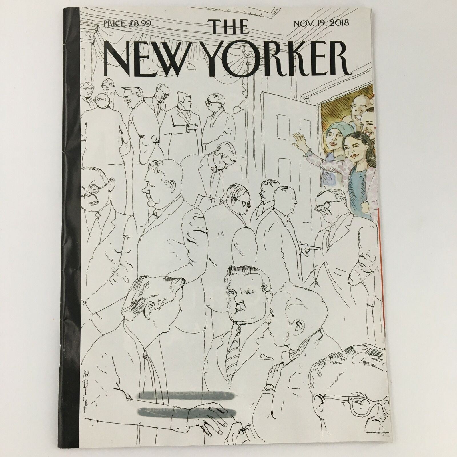 The New Yorker November 19 2018 Full Magazine Theme Cover Barry Blitt