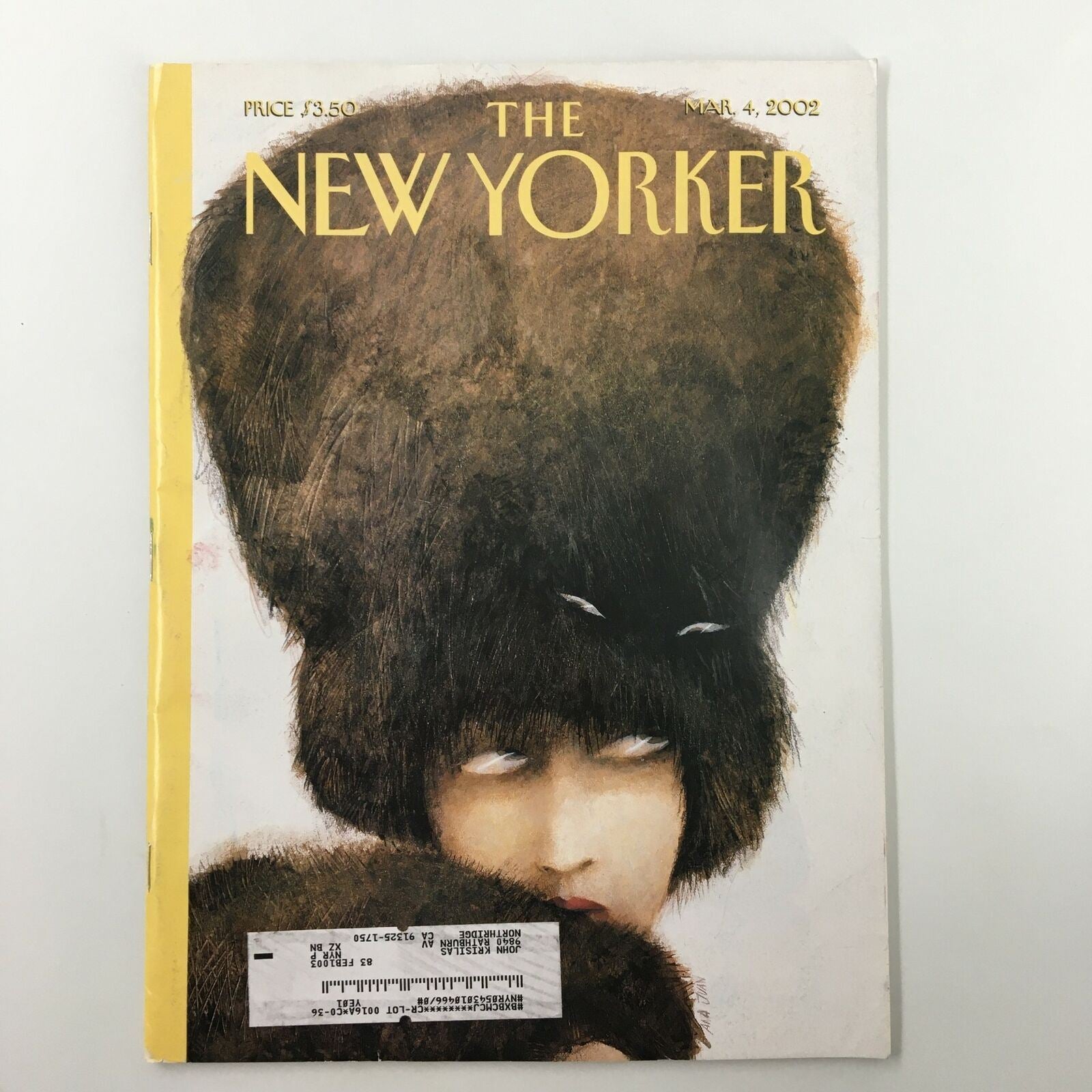 The New Yorker Full Magazine March 4 2002 Let The Fur Fly by Ana Juan