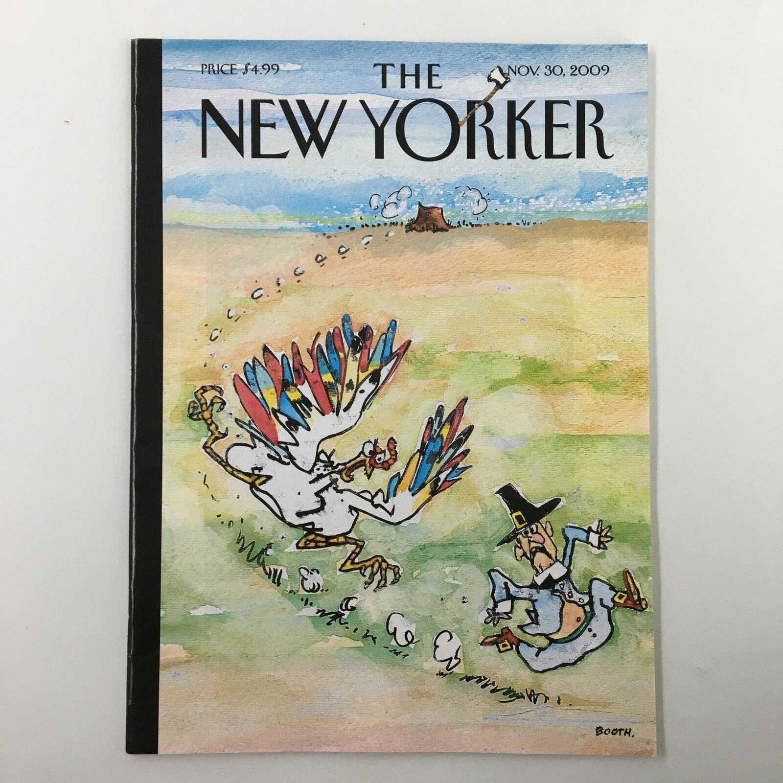 The New Yorker Full Magazine November 30 2009 Thanksgiving Skedaddle G. Booth VG