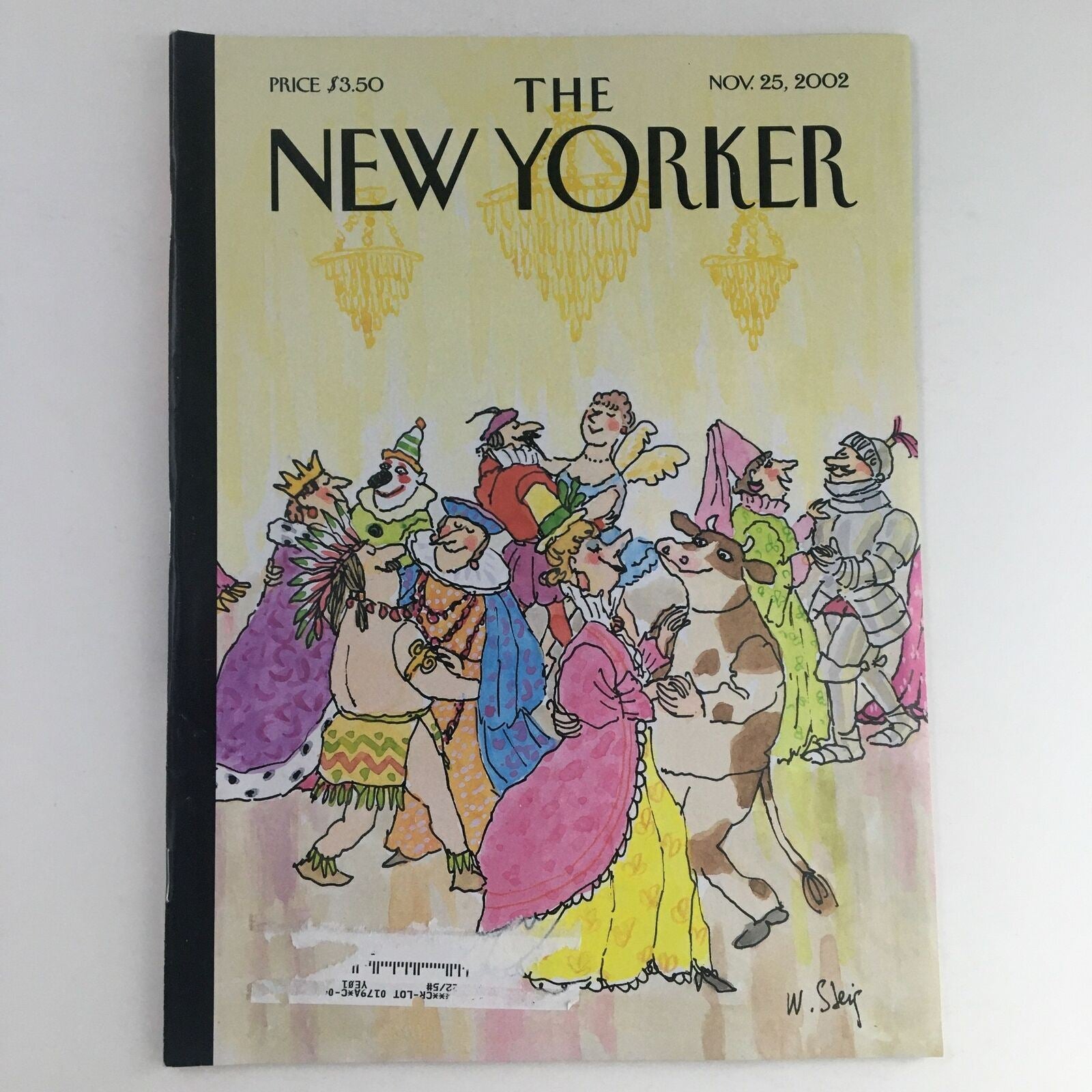 The New Yorker Full Magazine November 25 2002 Masquerade William Steig VG