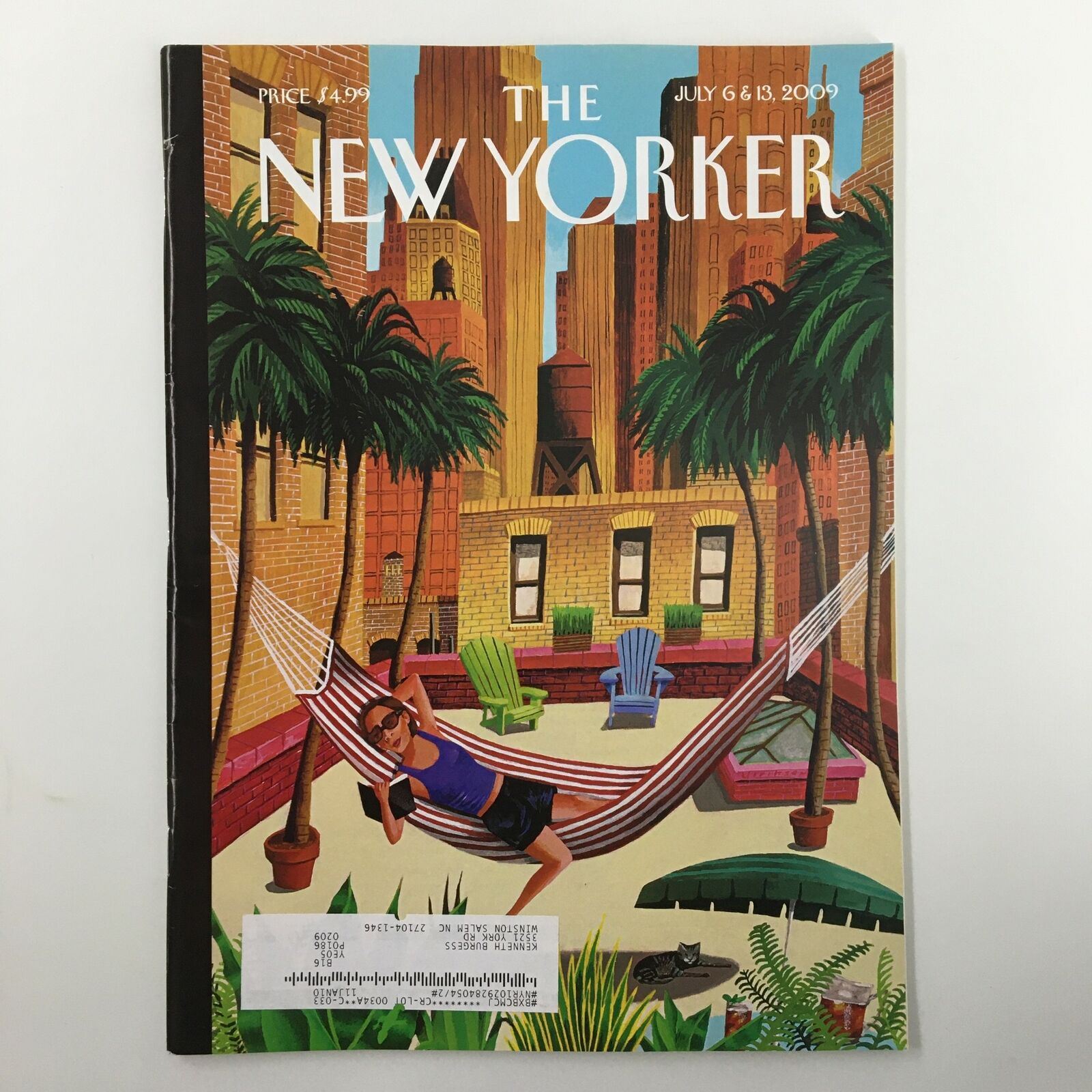 The New Yorker Full Magazine July 6 & 13 2009 Sanctuary by Mark Ulriksen VG