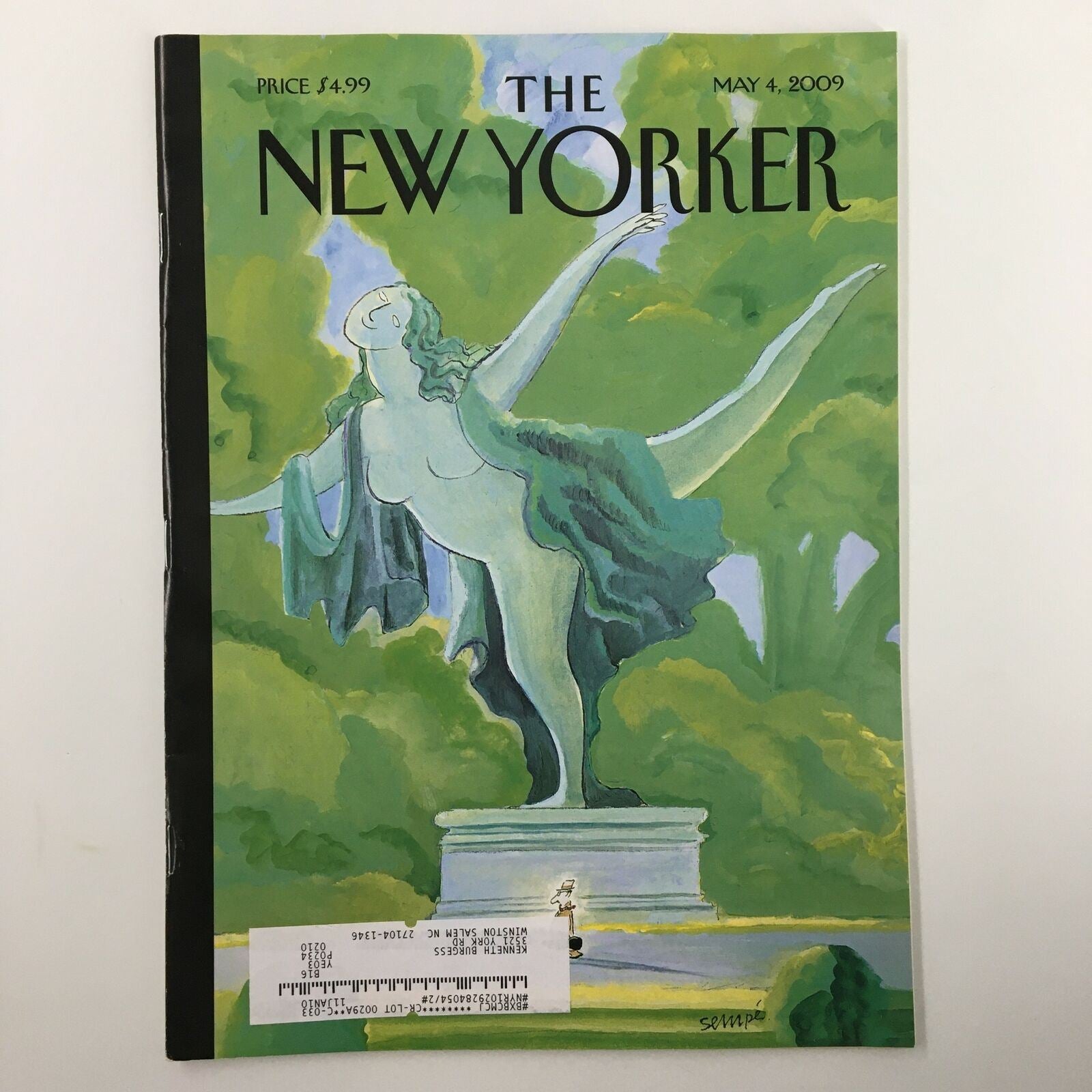 The New Yorker Full Magazine May 4 2009 Power and Grace by Jean Jacques Sempe