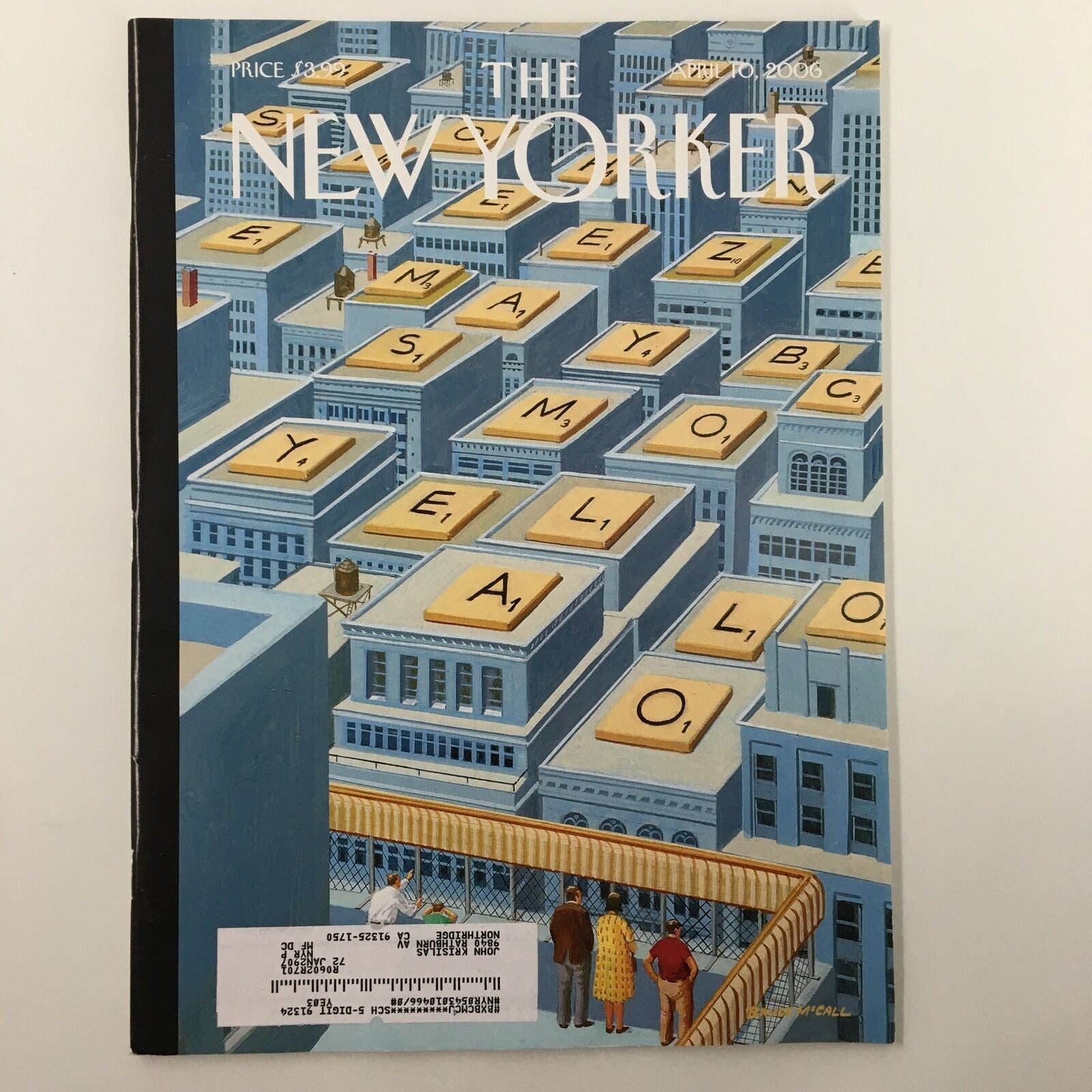 The New Yorker Full Magazine April 10 2006 View from the Top by Bruce McCall