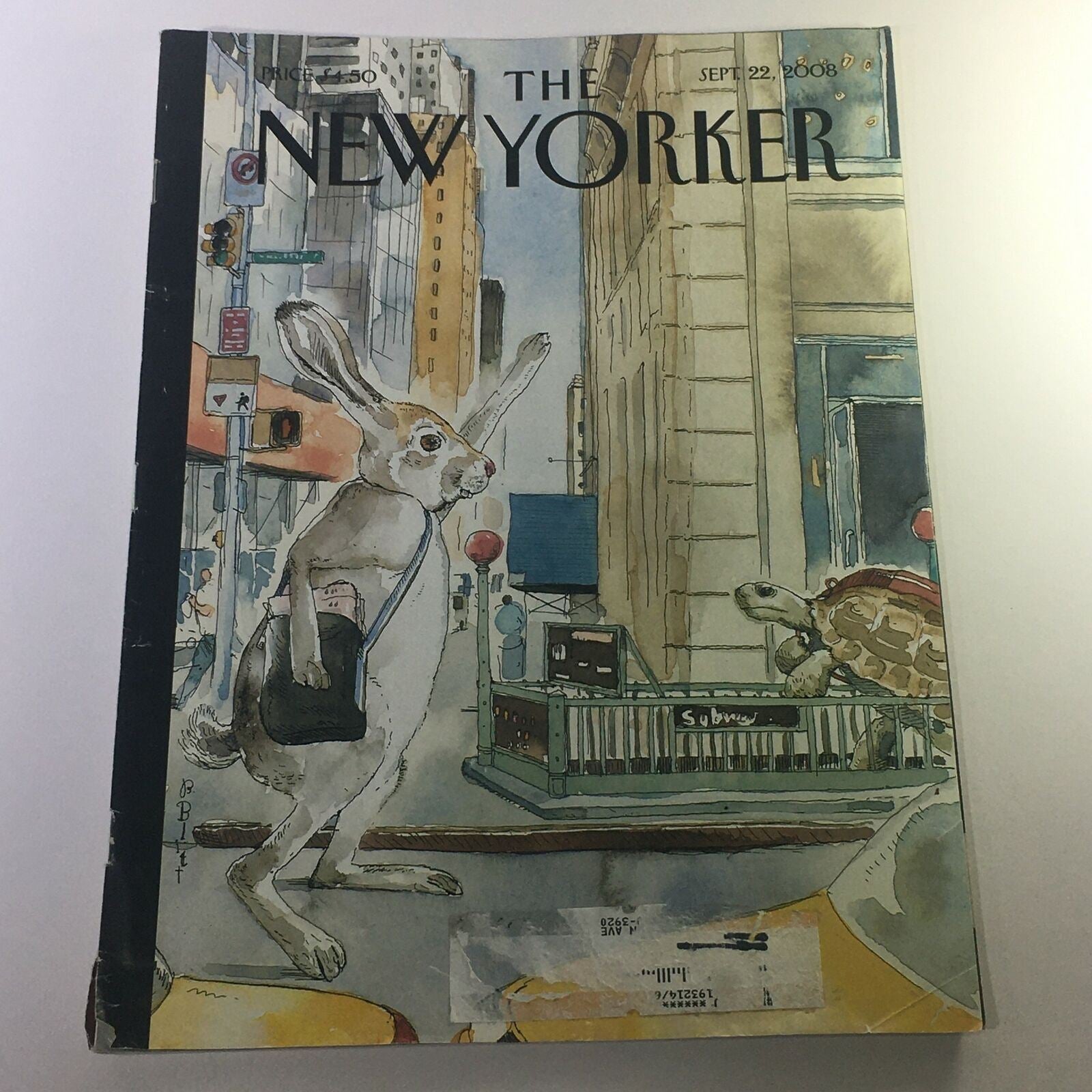 The New Yorker September 22 2008 - Full Magazine Theme Cover Barry Blitt