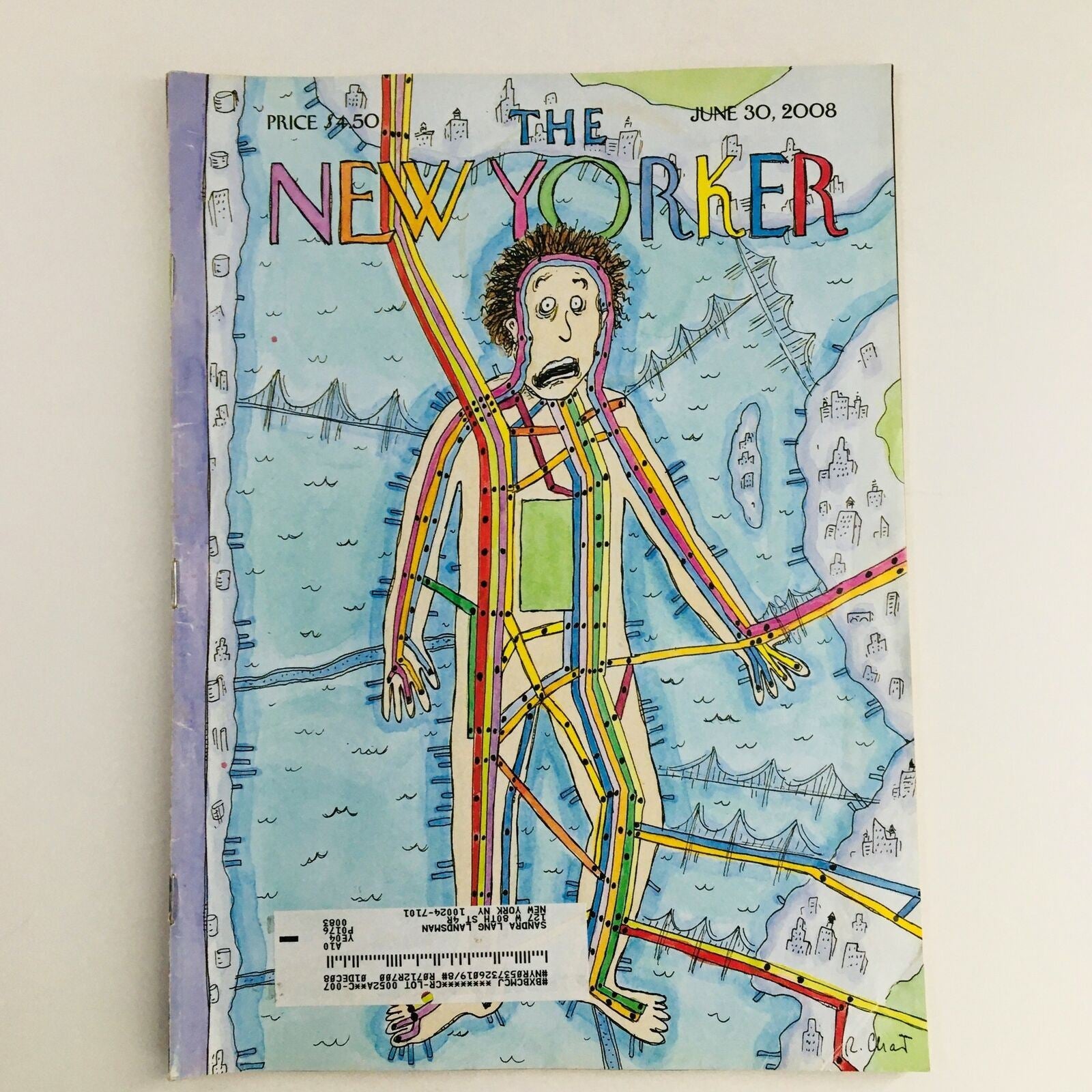 The New Yorker June 30 2008 Full Magazine Theme Cover by Roz Chast