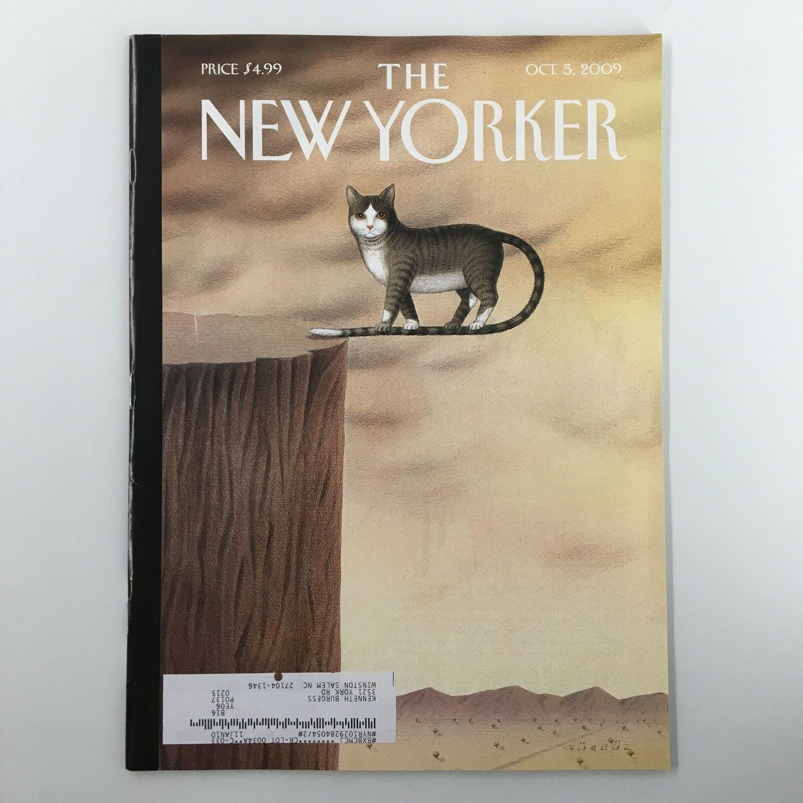 The New Yorker Full Magazine October 5 2009 On the Edge by Gurbuz Eksioglu VG