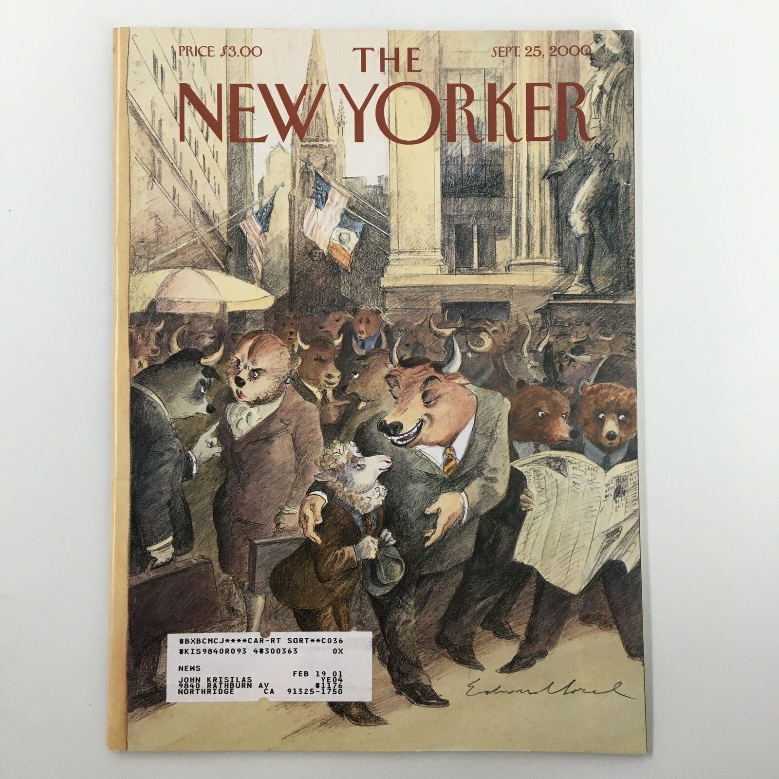 The New Yorker Full Magazine September 25 2000 The Silence of the Lamb E. Sorel