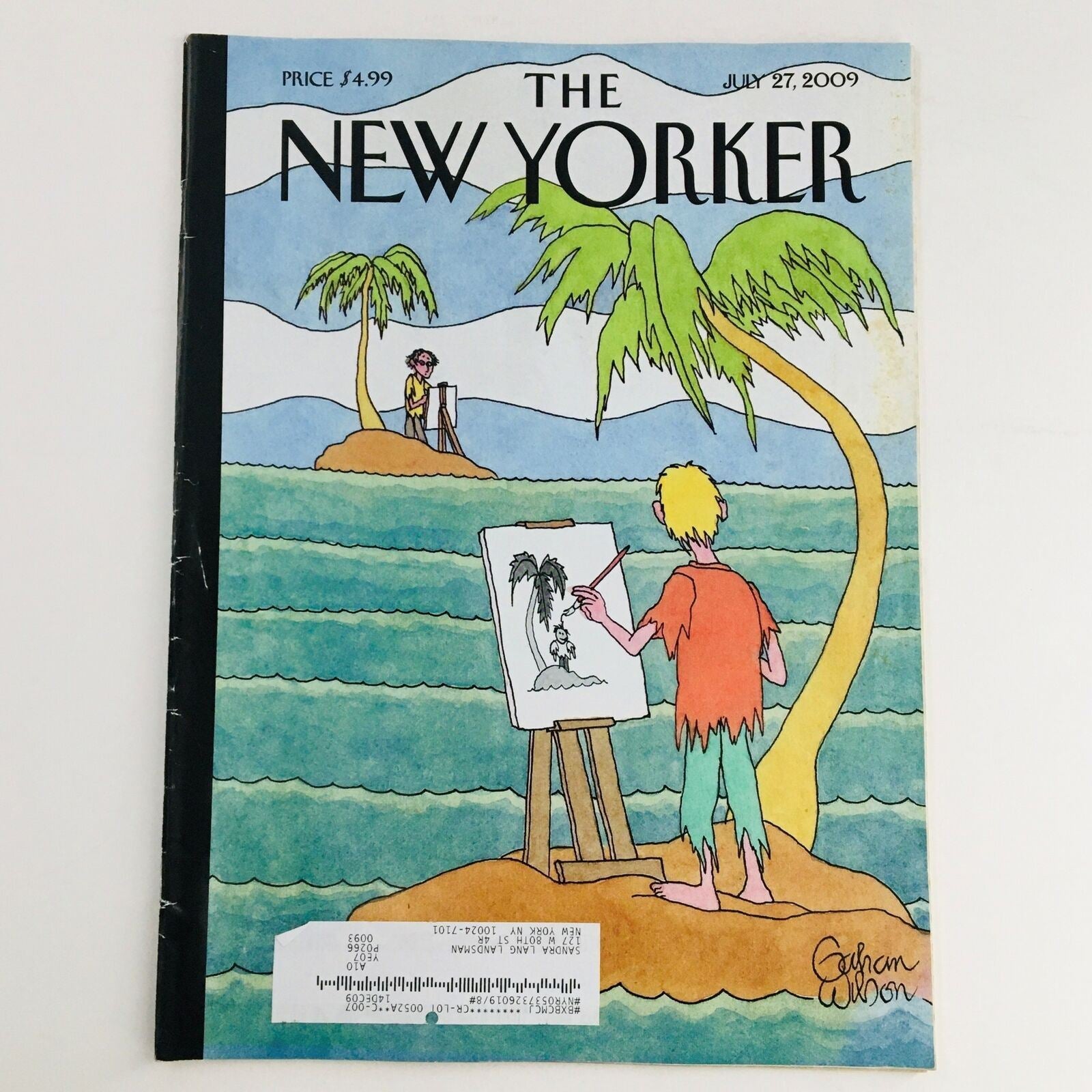 The New Yorker July 27 2009 Full Magazine Theme Cover by Gahan Wilson