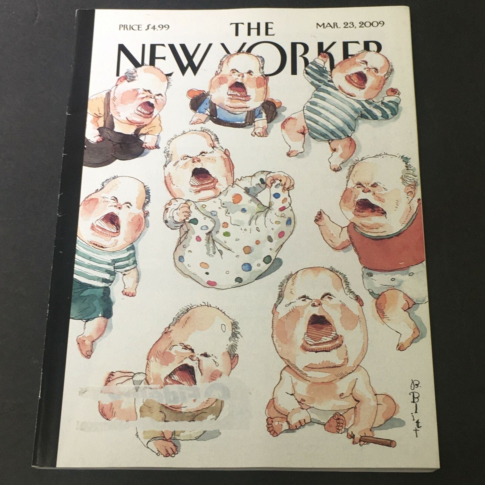 The New Yorker March 23 2009 - Full Magazine Theme Cover Barry Blitt