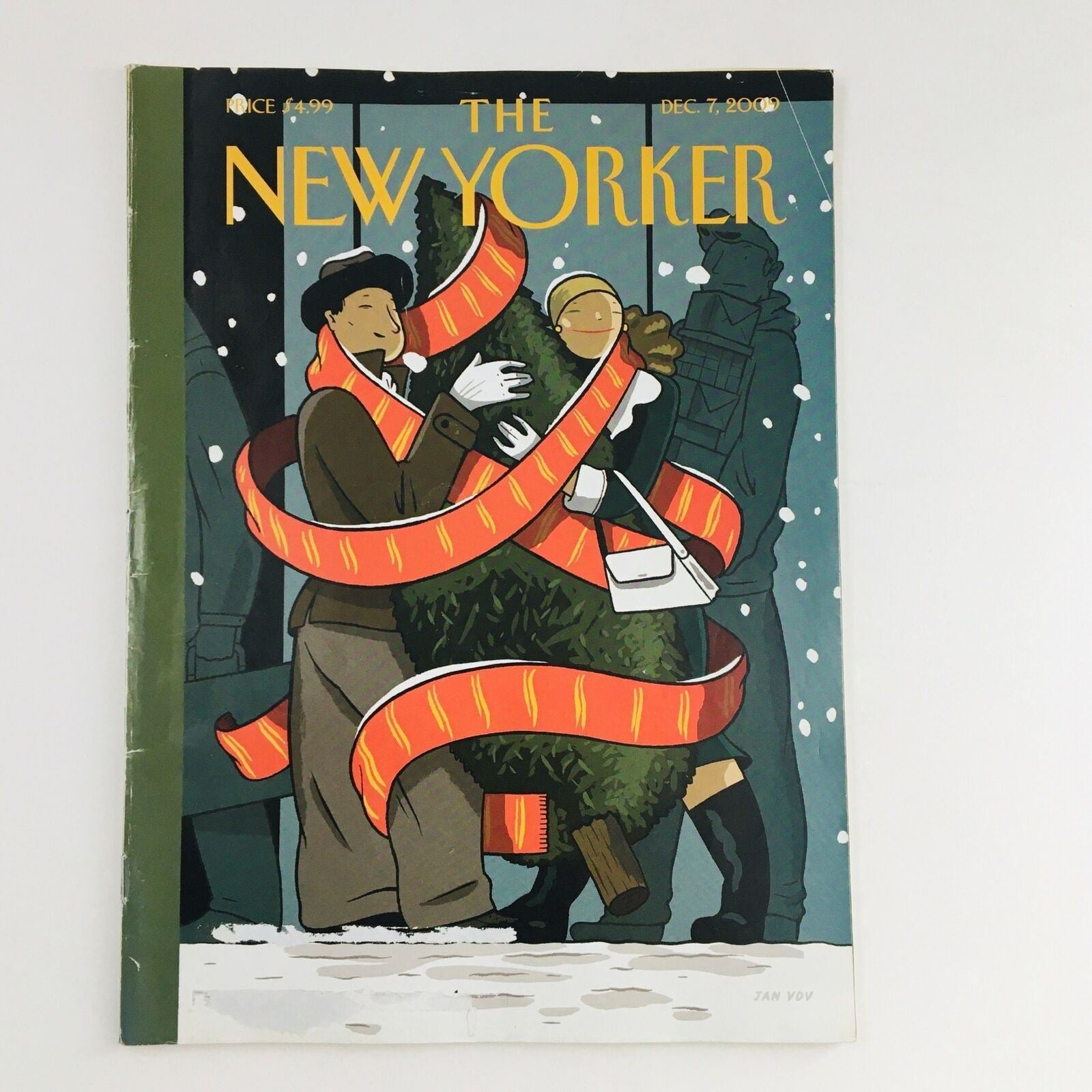 The New Yorker December 7 2009 Full Magazine Theme Cover by Jan Van Der Veken