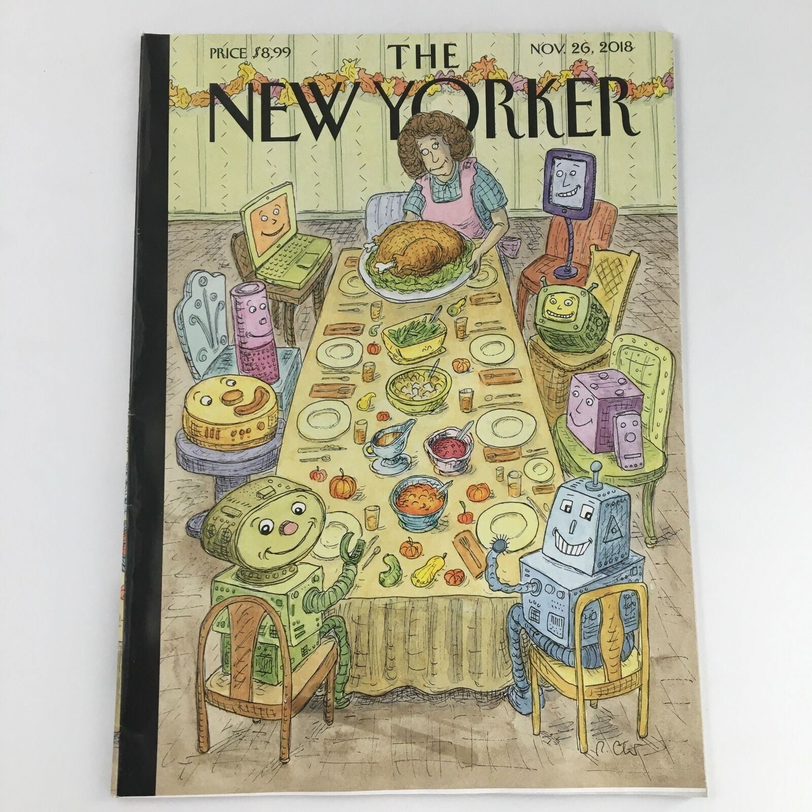 The New Yorker November 26 2018 Full Magazine Theme Cover Roz Chast