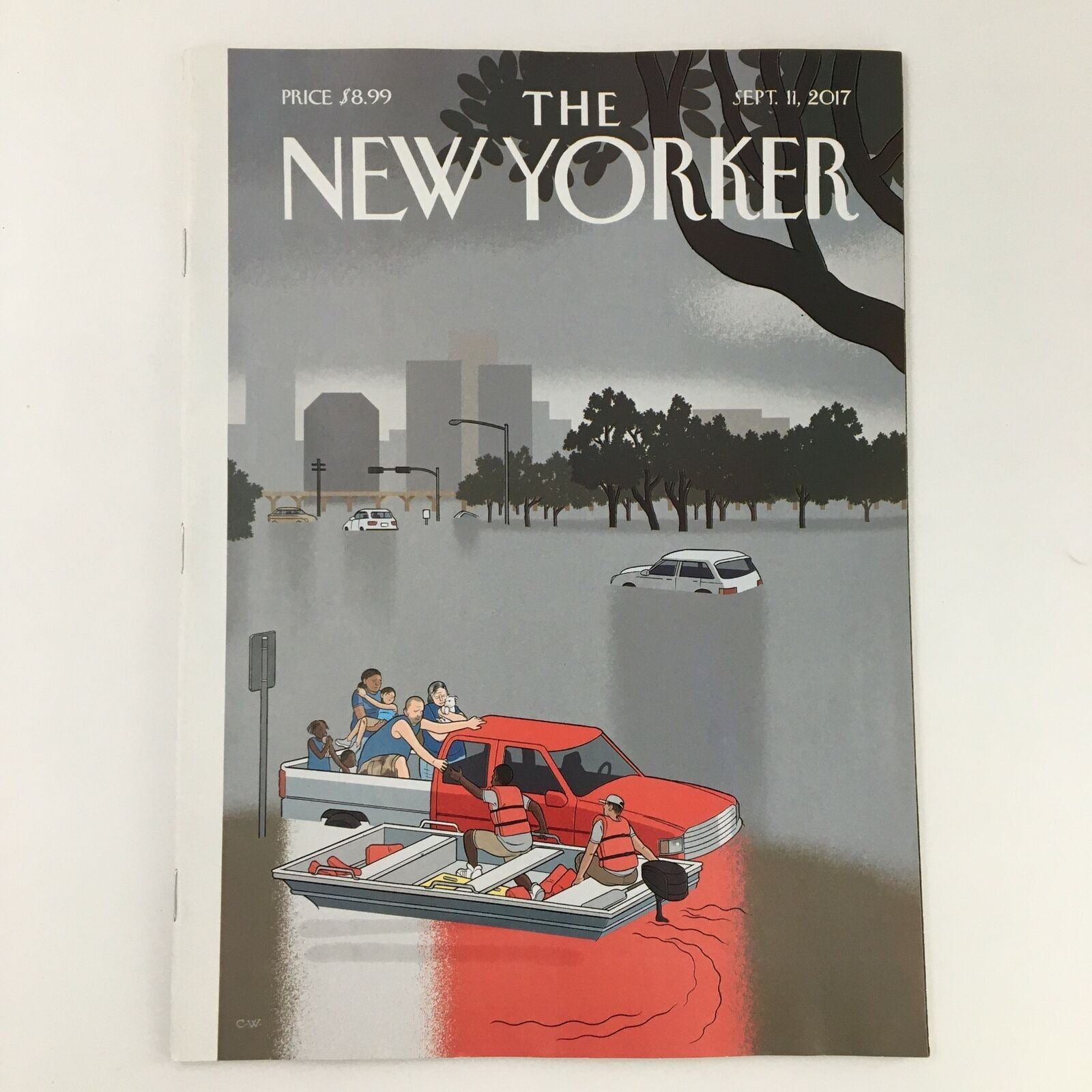 The New Yorker September 11 2017 Full Magazine Theme Cover Chris Ware