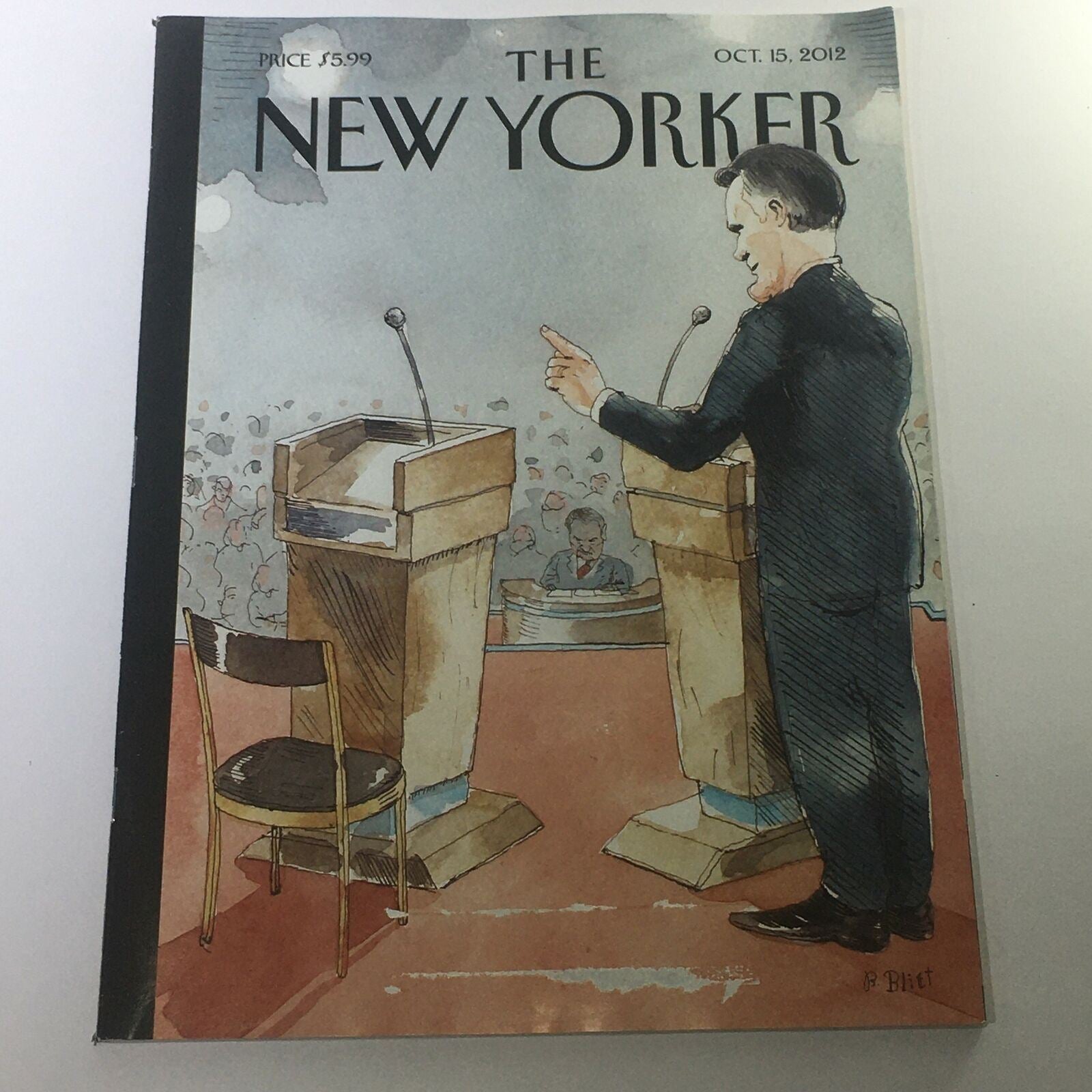 The New Yorker October 15 2012 - Full Magazine Theme Cover Barry Blitt