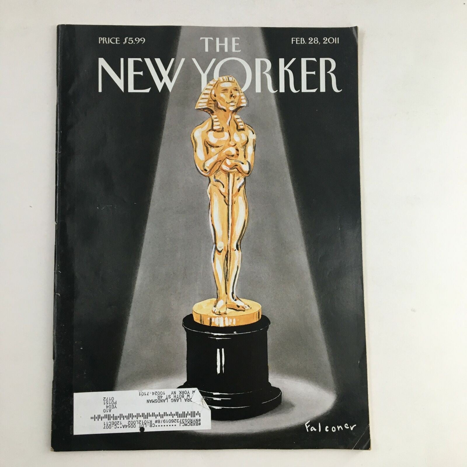 The New Yorker February 28 2011 Full Magazine Theme Cover by Ian Falconer