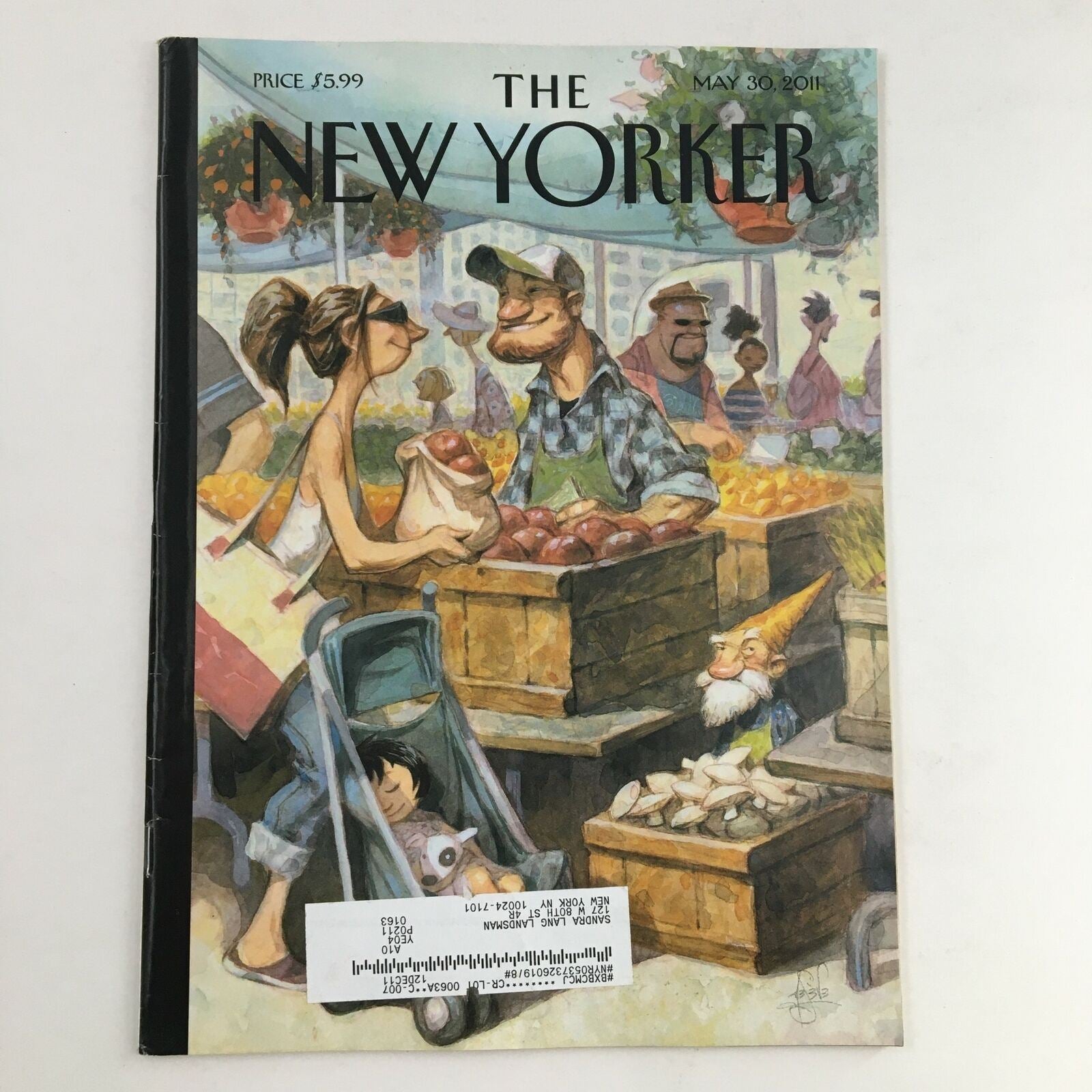 The New Yorker May 30 2011 Full Magazine Theme Cover by Peter de Sève