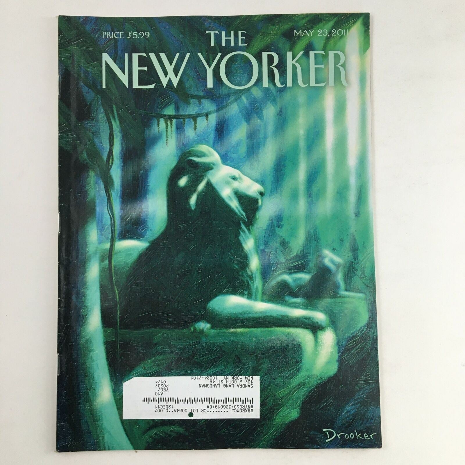 The New Yorker May 23 2011 Full Magazine Theme Cover by Eric Drooker